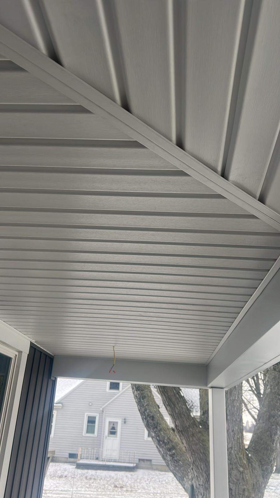 Residential fascia replacement using Exterior Portfolio 4.5 DL - Peppercorn by Nitro Roofing and Construction