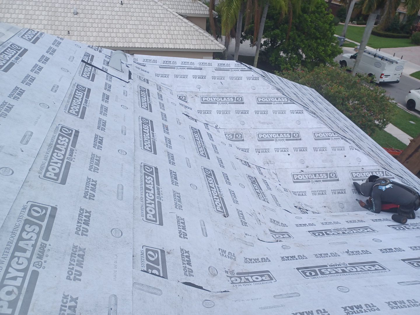 Residential Roofing Installation using Eagle Roofing Tile by BLUES BROTHERS ROOFING