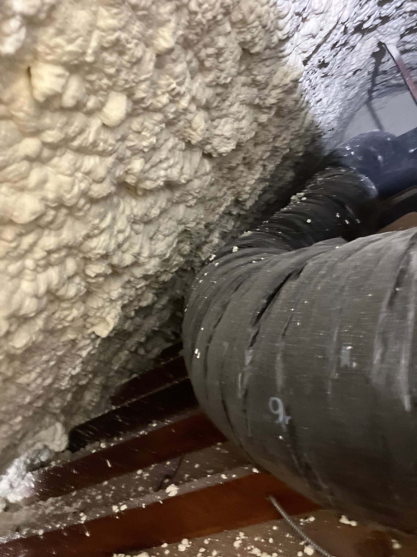 Basement Exterior Walls using Crawl Space Liner by NYS Foam & Energy
