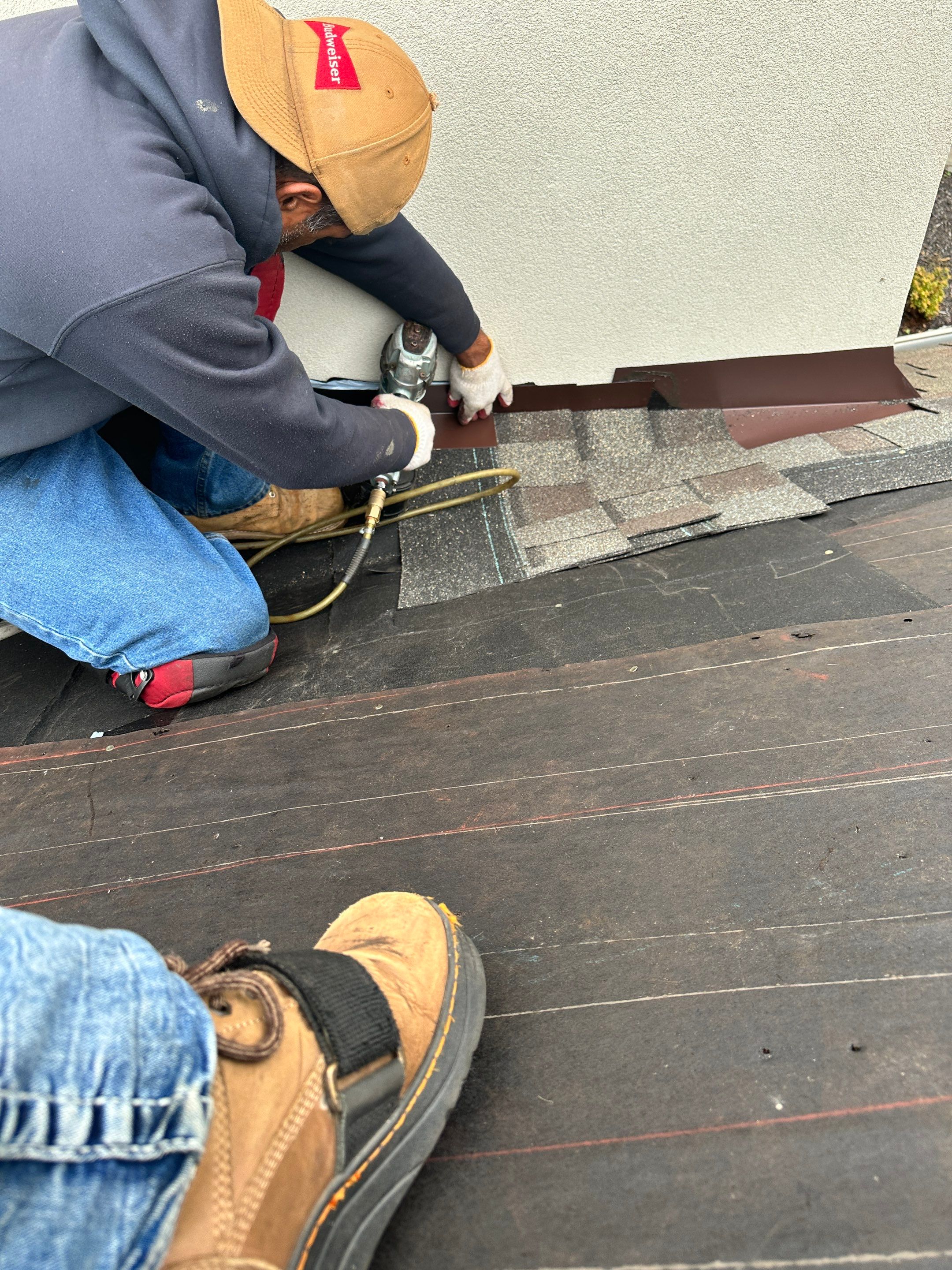 Residential Roofing Repair using CertainTeed Landmark Weathered Wood Architectural Shingles by Frederick Roof Repair