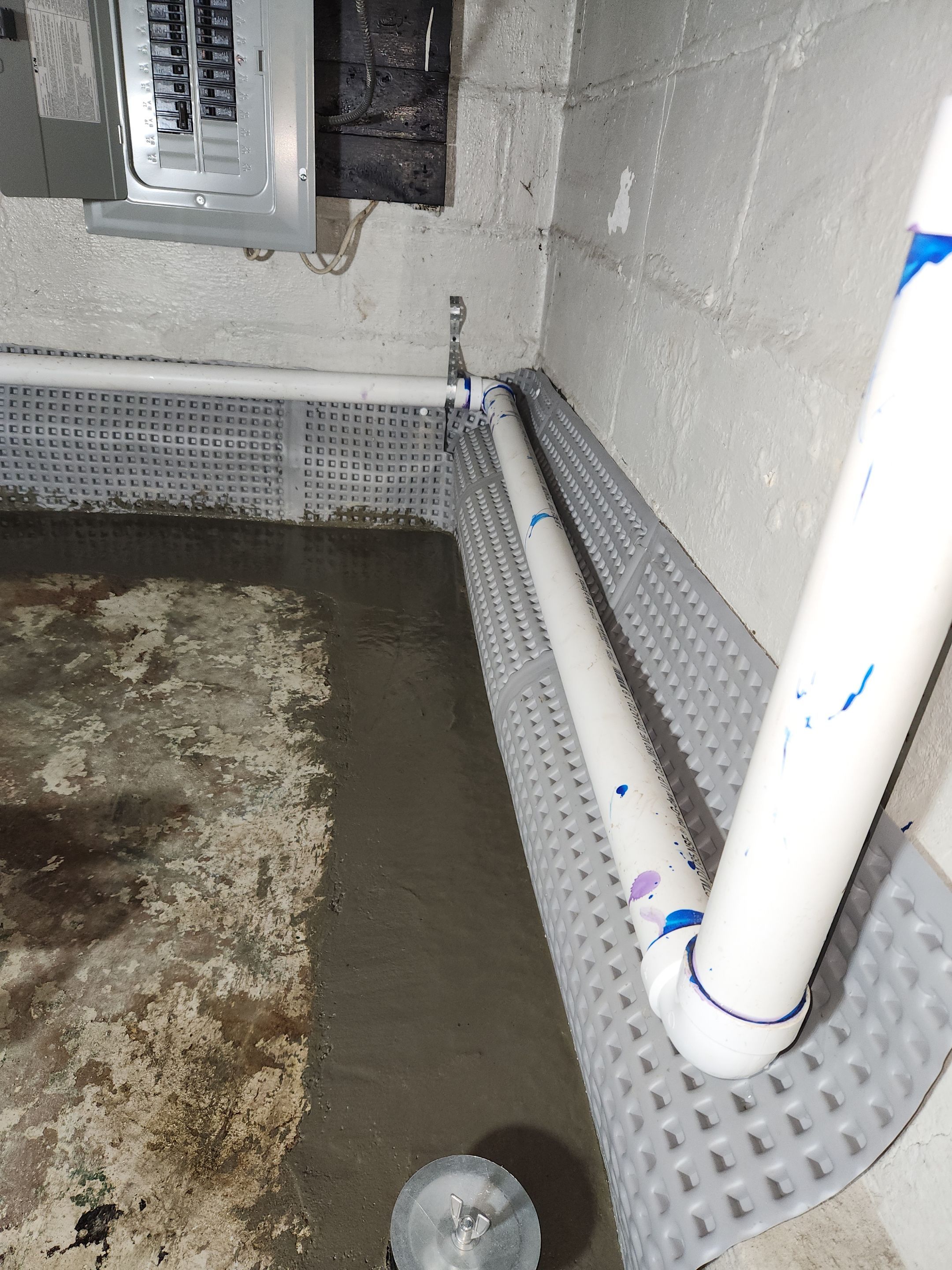Interior French Drain East Orange NJ by Pure Service Pro, LLC 