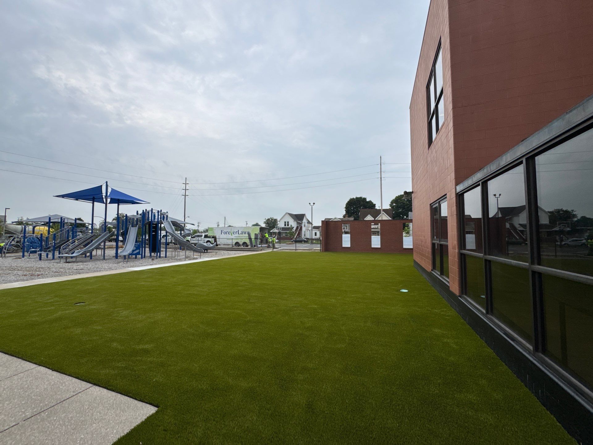 Playground Grass in Columbus by ForeverLawn NEIN/INDY