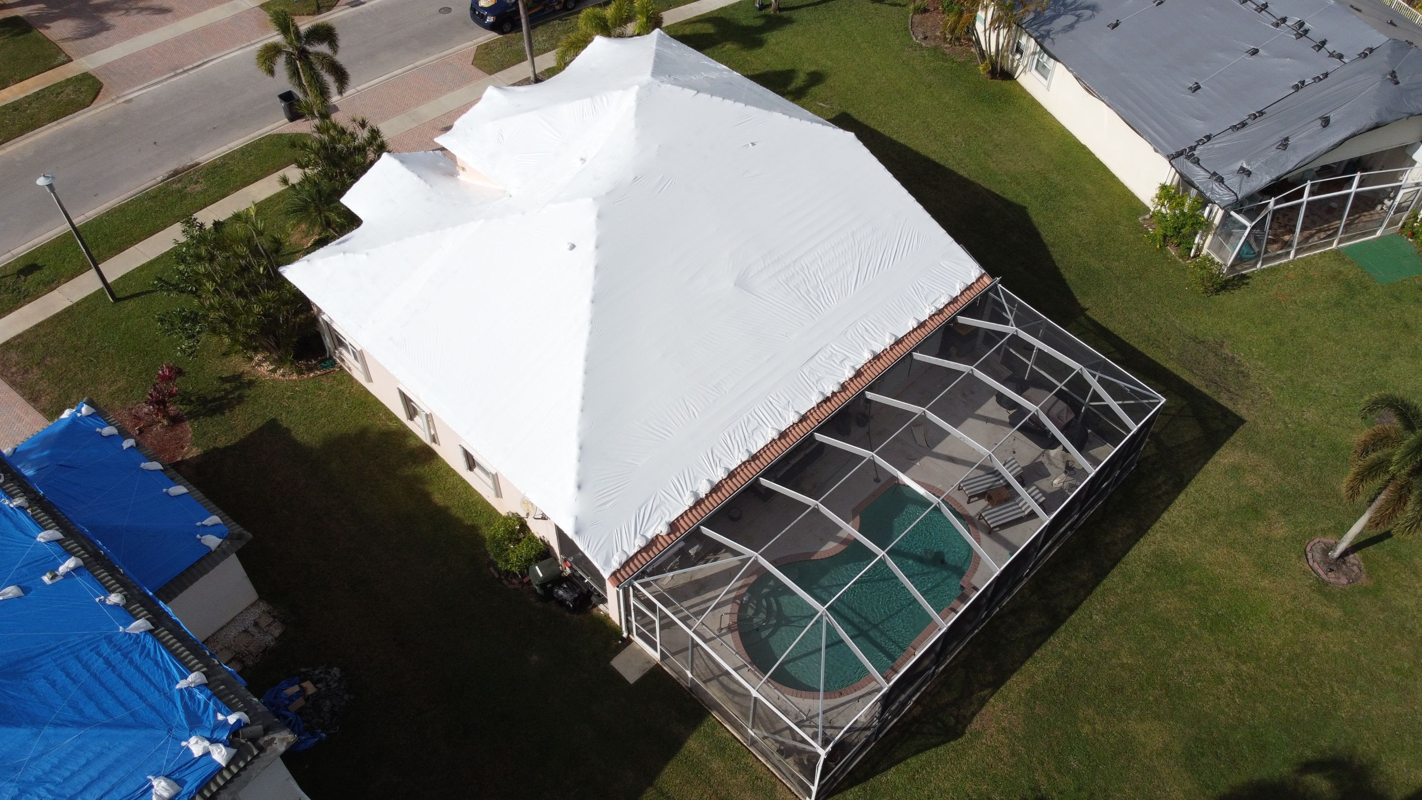 Residential Roofing Installation using 1" Nail strip metal roof by BLUES BROTHERS ROOFING