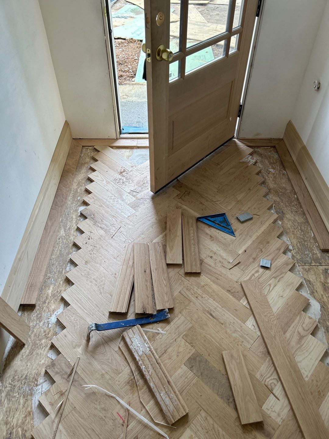 Full home remodel with new hardwood throughout  by Footprints Floors of Nashville