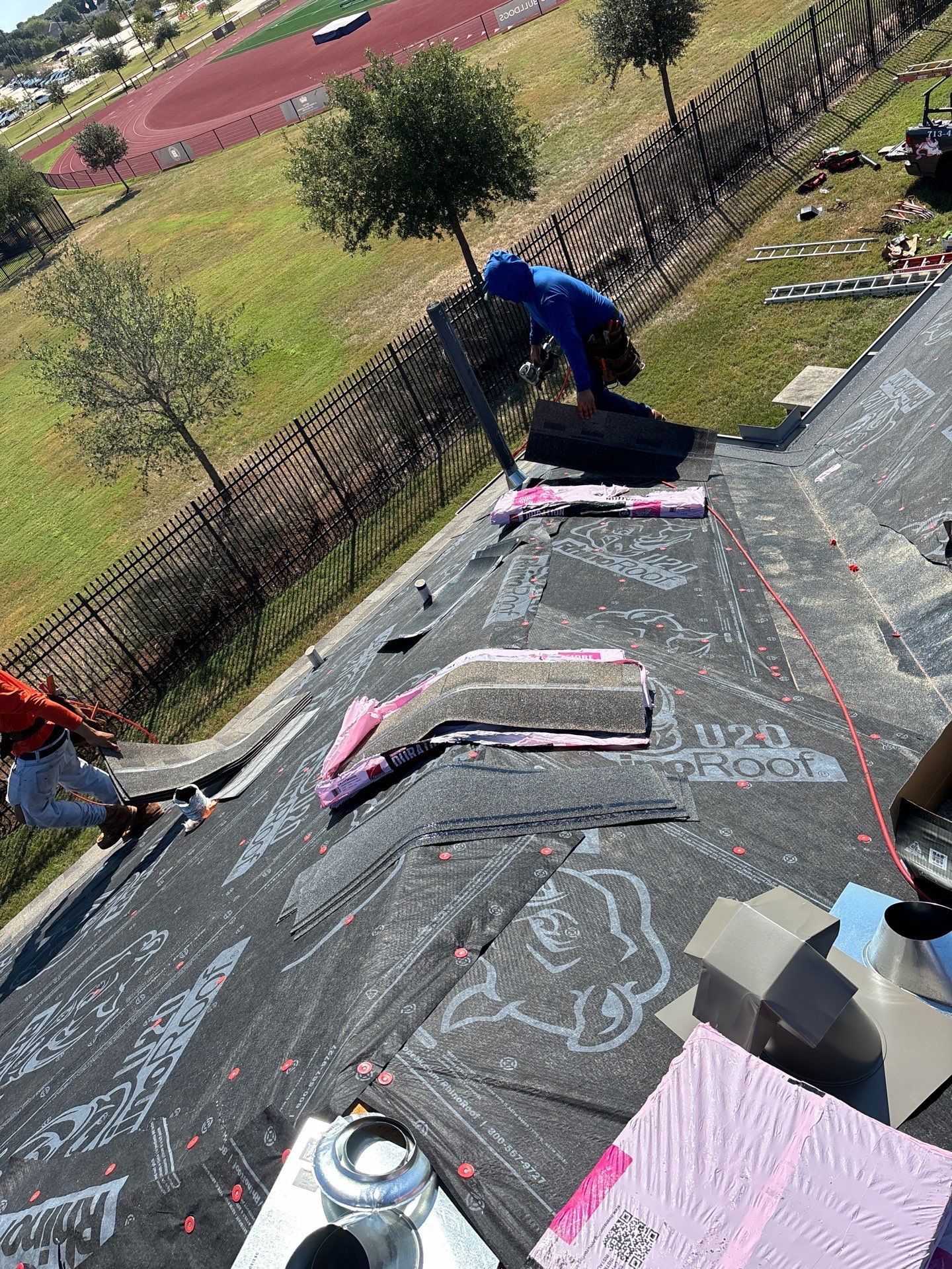 Residential Roofing Installation using Owen's Corning Duration (Lifetime) Shingles by Roof Repair Company