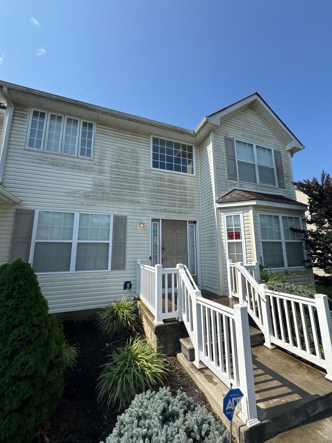 Residential Cleaning using House SoftWash by SJ Exterior