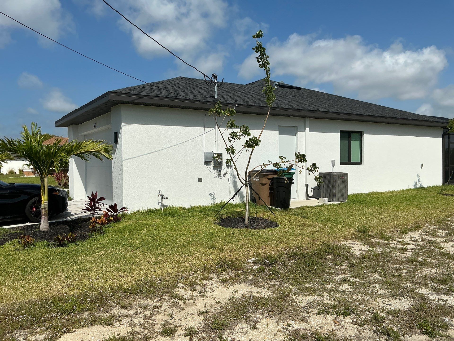 Bronze Aluminum Seamless Gutters Installed in Cape Coral FL by Gutter Professors