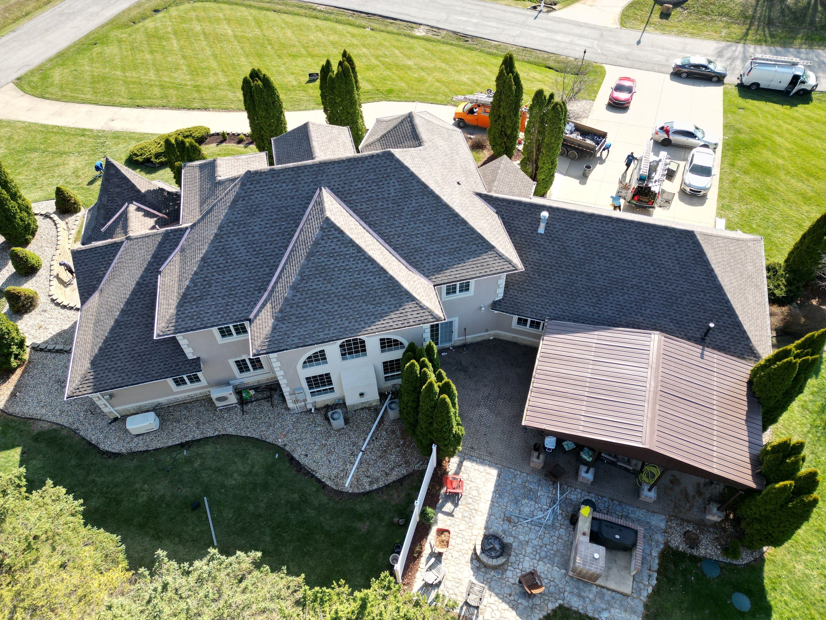 GAF Lifetime Roofing System Weathered Wood Color by Optimal Home Improvement 