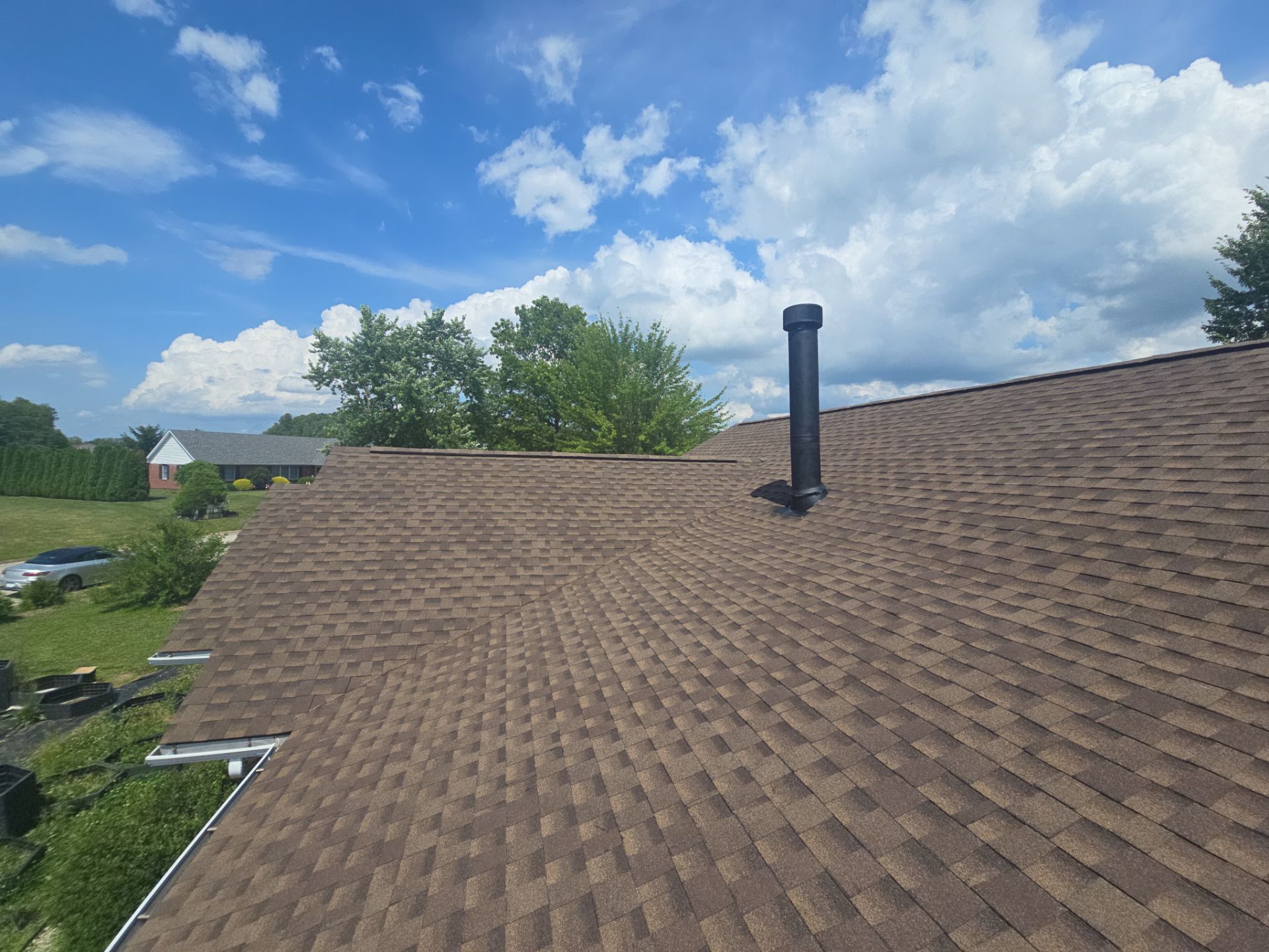 GAF Timberline HDZ Barkwood Shingle Roof Replacement in Versailles, IN by Empire Contractors