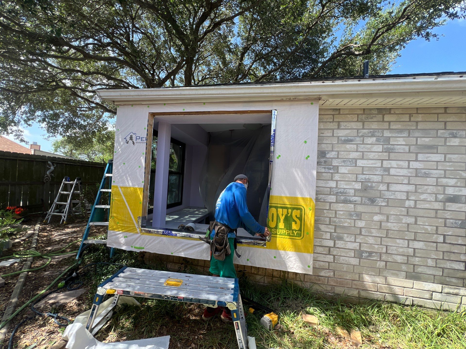 Rotting away under the Oaks by Bayfront Roofing and Construction