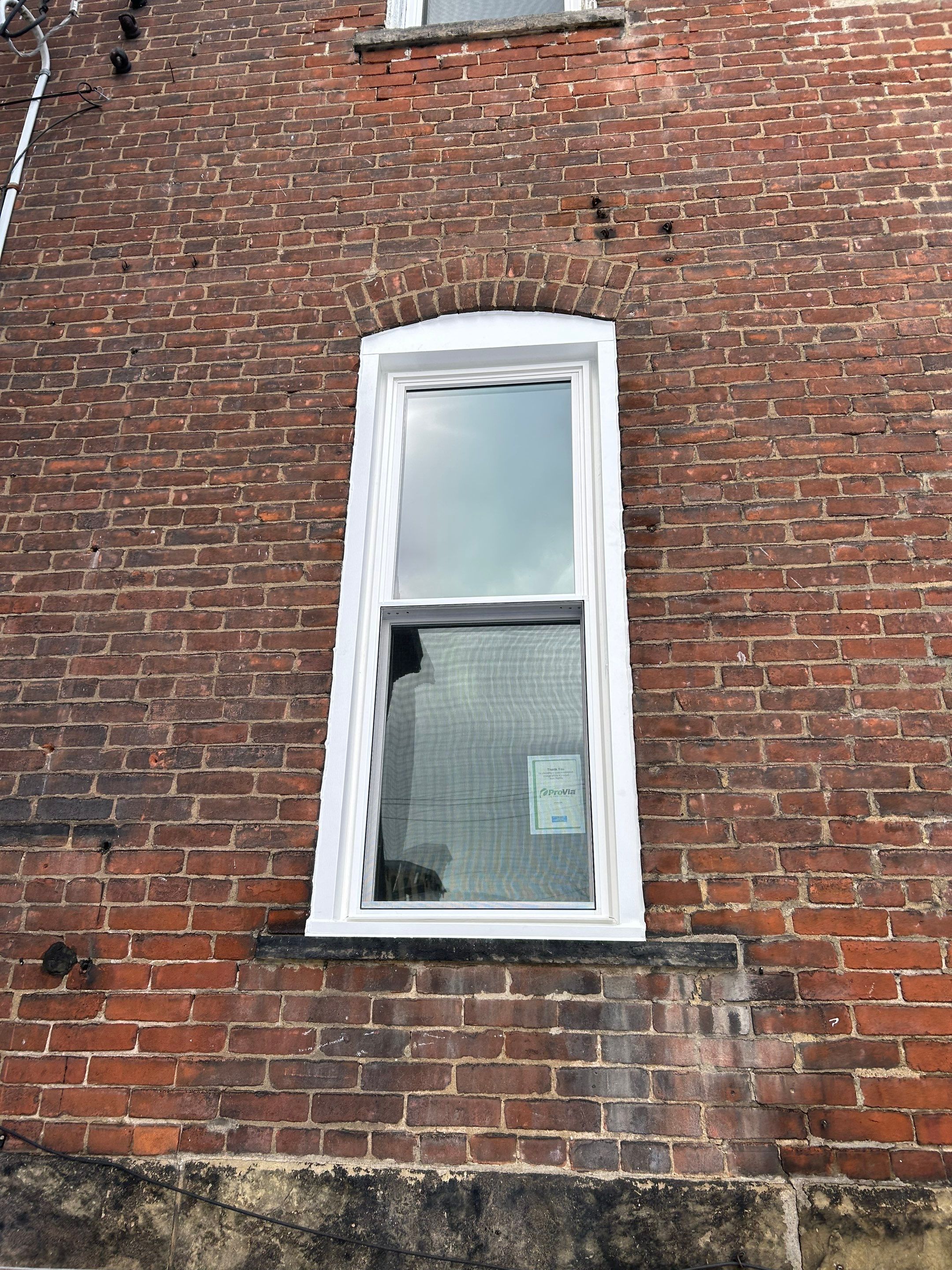 Red Brick House Window Replacement in Steubenville by Ohio State Windows