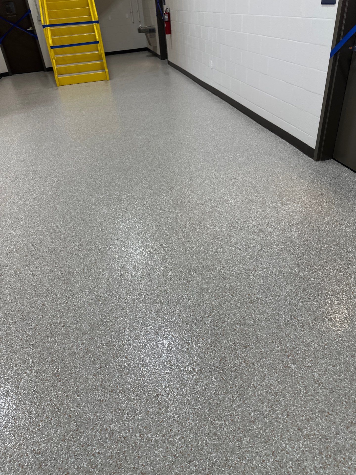 Commercial Floor Coating using Palomino by My Garage Floor Guys