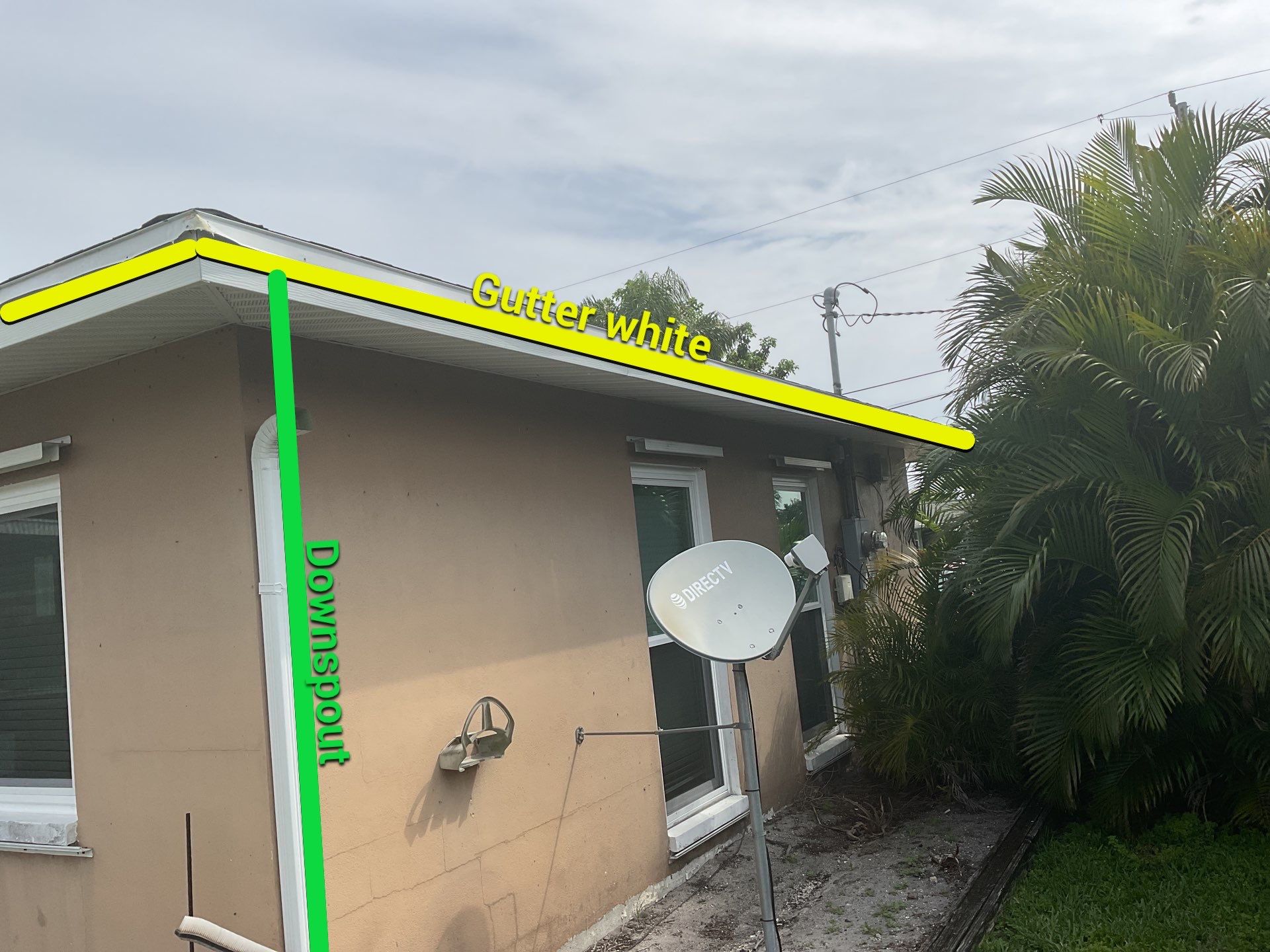 White K Style Seamless Gutters using 6 Inch Seamless Gutters in Cape Coral FL by Gutter Professors