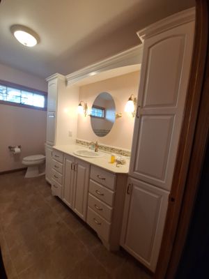 Bathroom Remodel using Gallory series