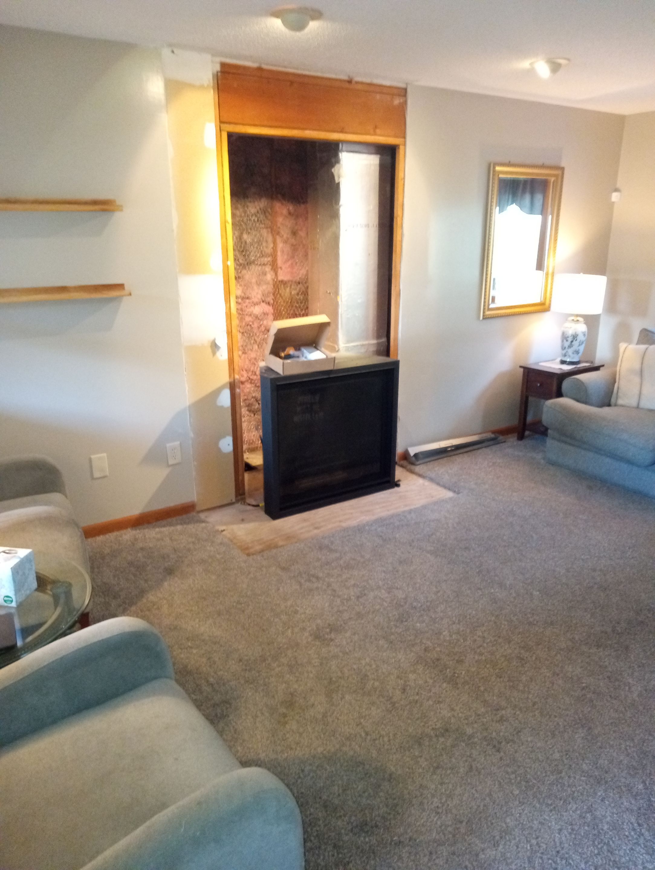 Gas Fireplace Installation  by Neighborhood Chimney Services 