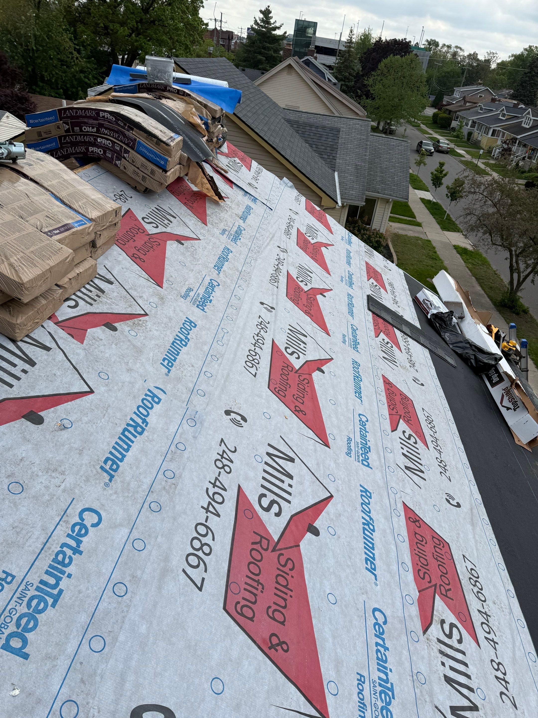 Project in Ferndale by Eave Roofing
