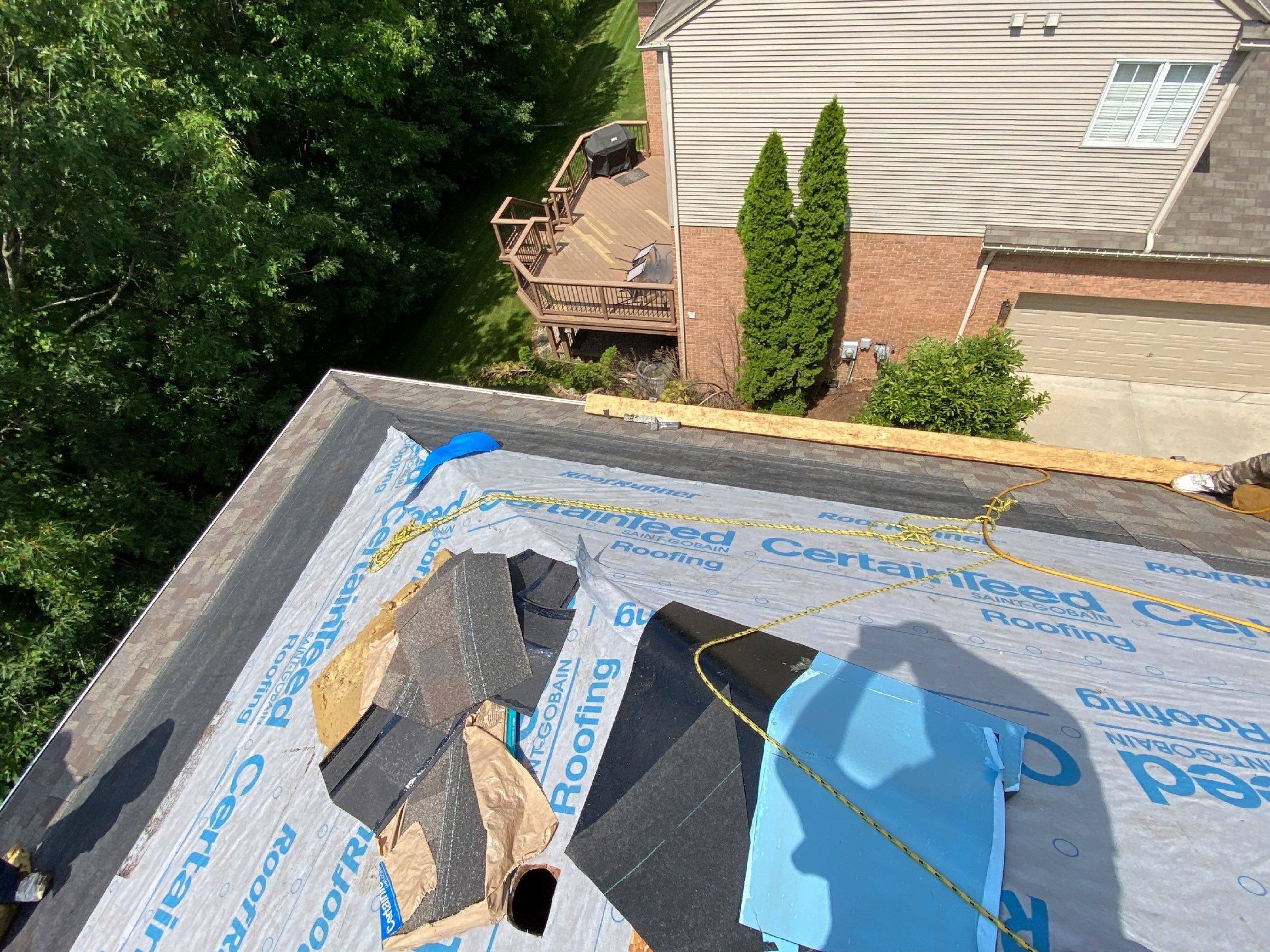 Roof Replacement using CertainTeed Landmark by 180 Contractors