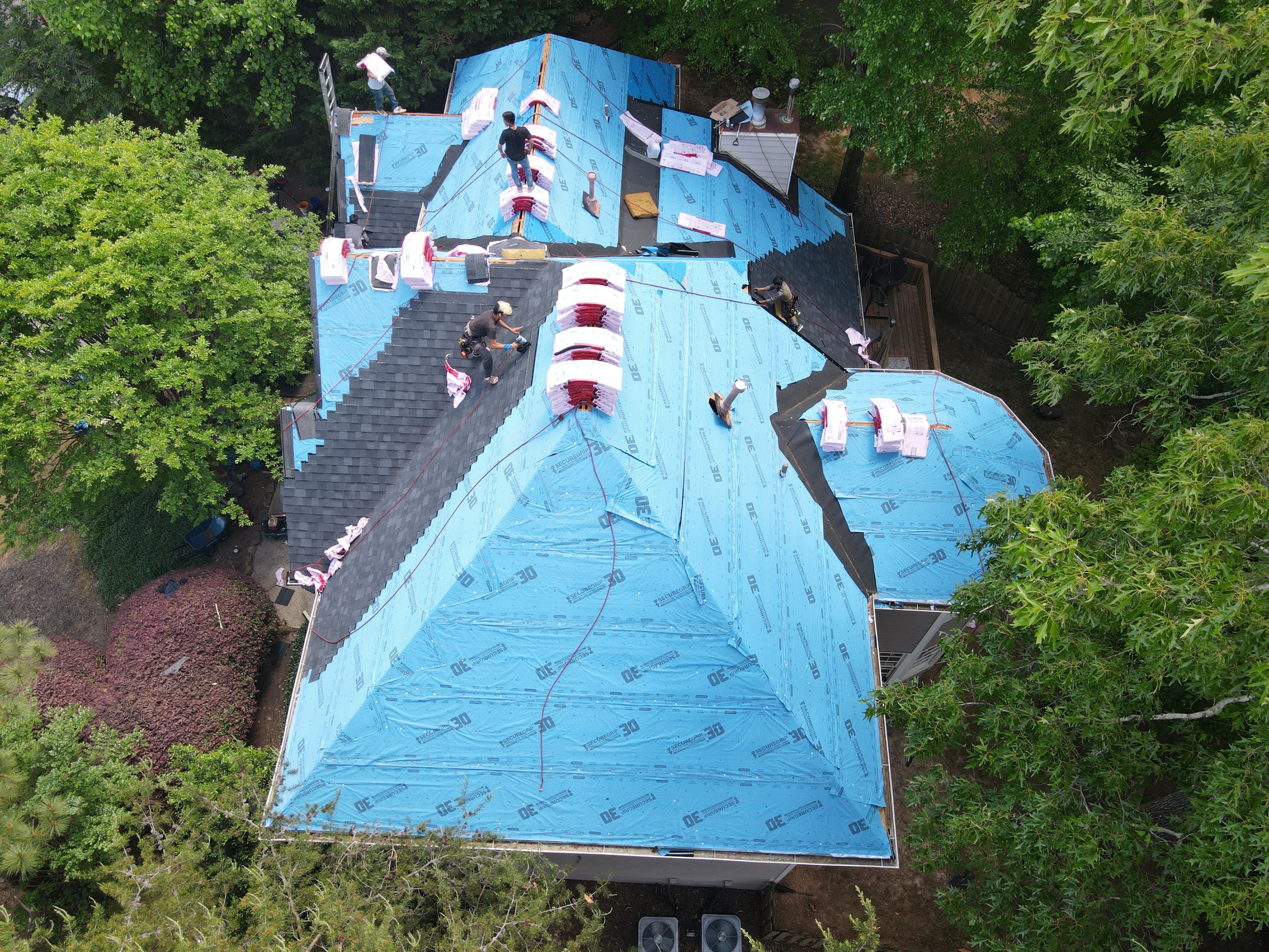 Residential Roofing Installation using Owens Corning by Inspector Roofing and Restoration