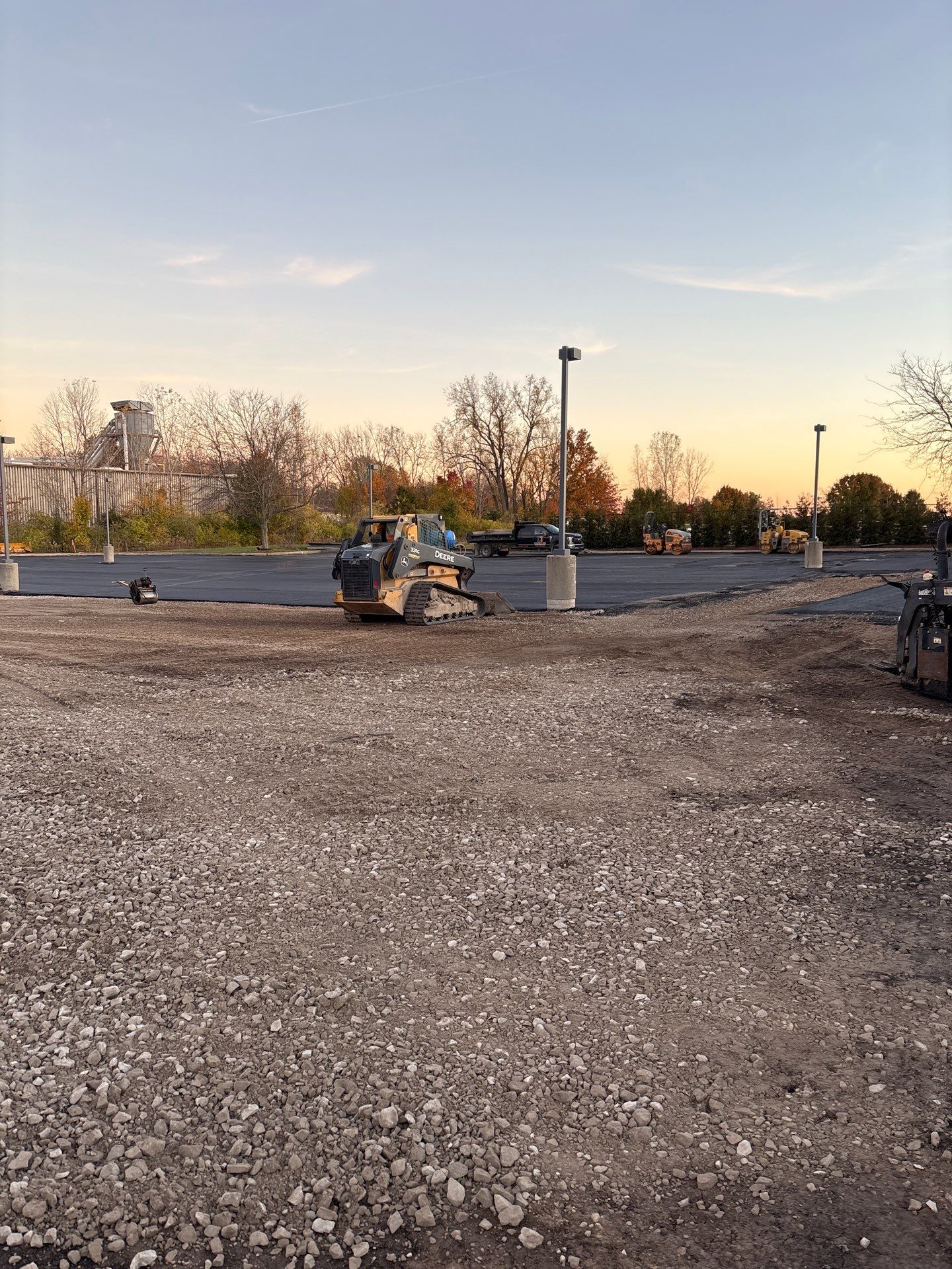 Employee Parking Lot by Concrete One Construction