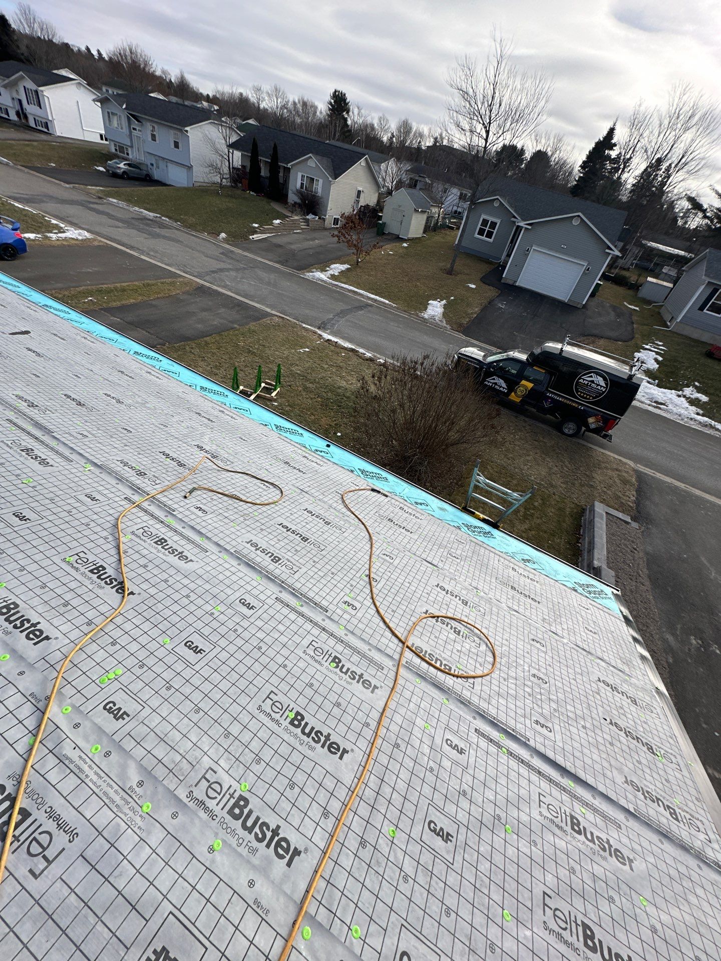 Residential Roofing Installation using Asphalt GAF HDZ by Artisan Roofing & Home Improvements Inc.