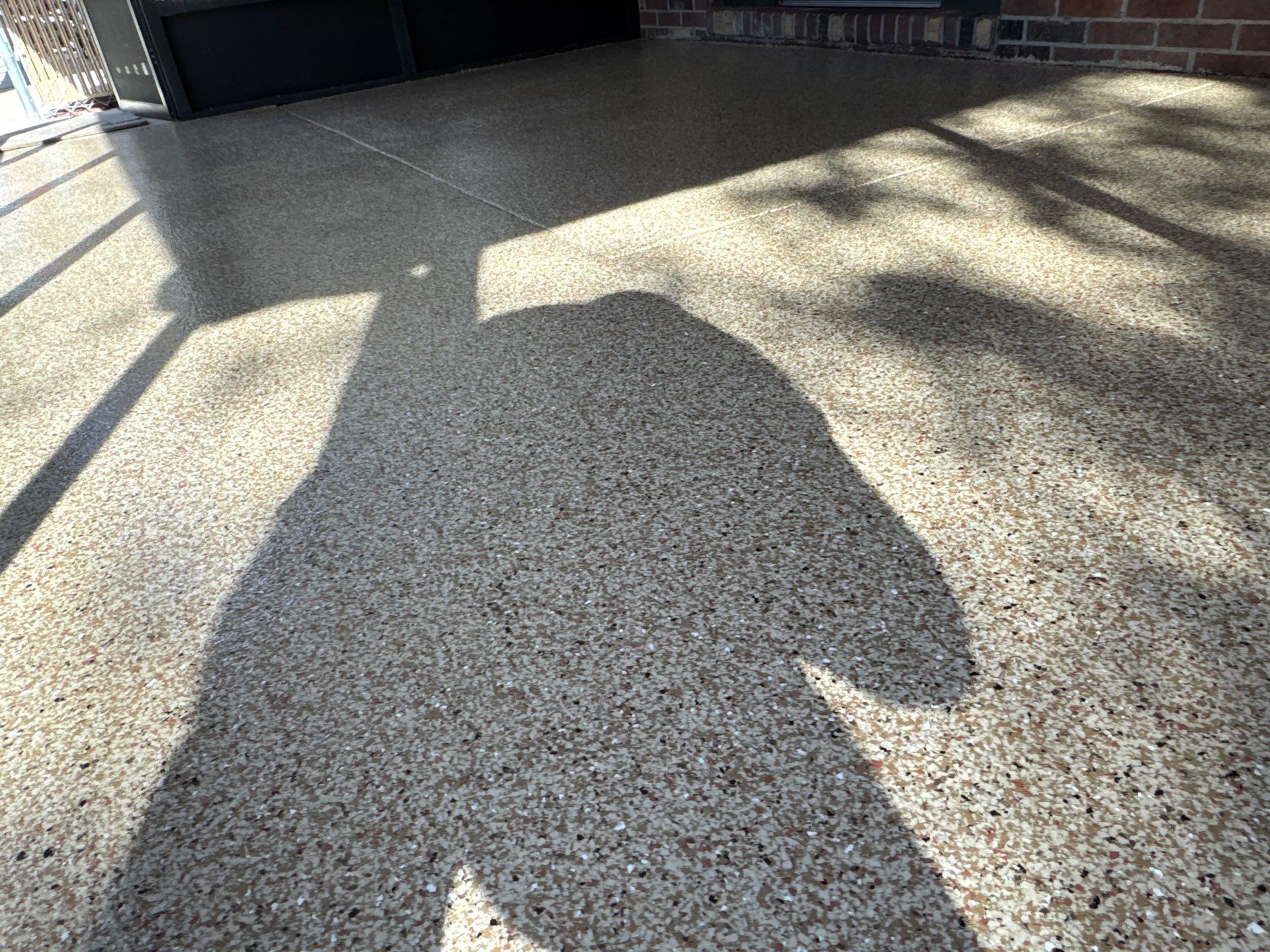 Porch in Gainesville, FL in Pecan by Cross Creek Concrete Coatings