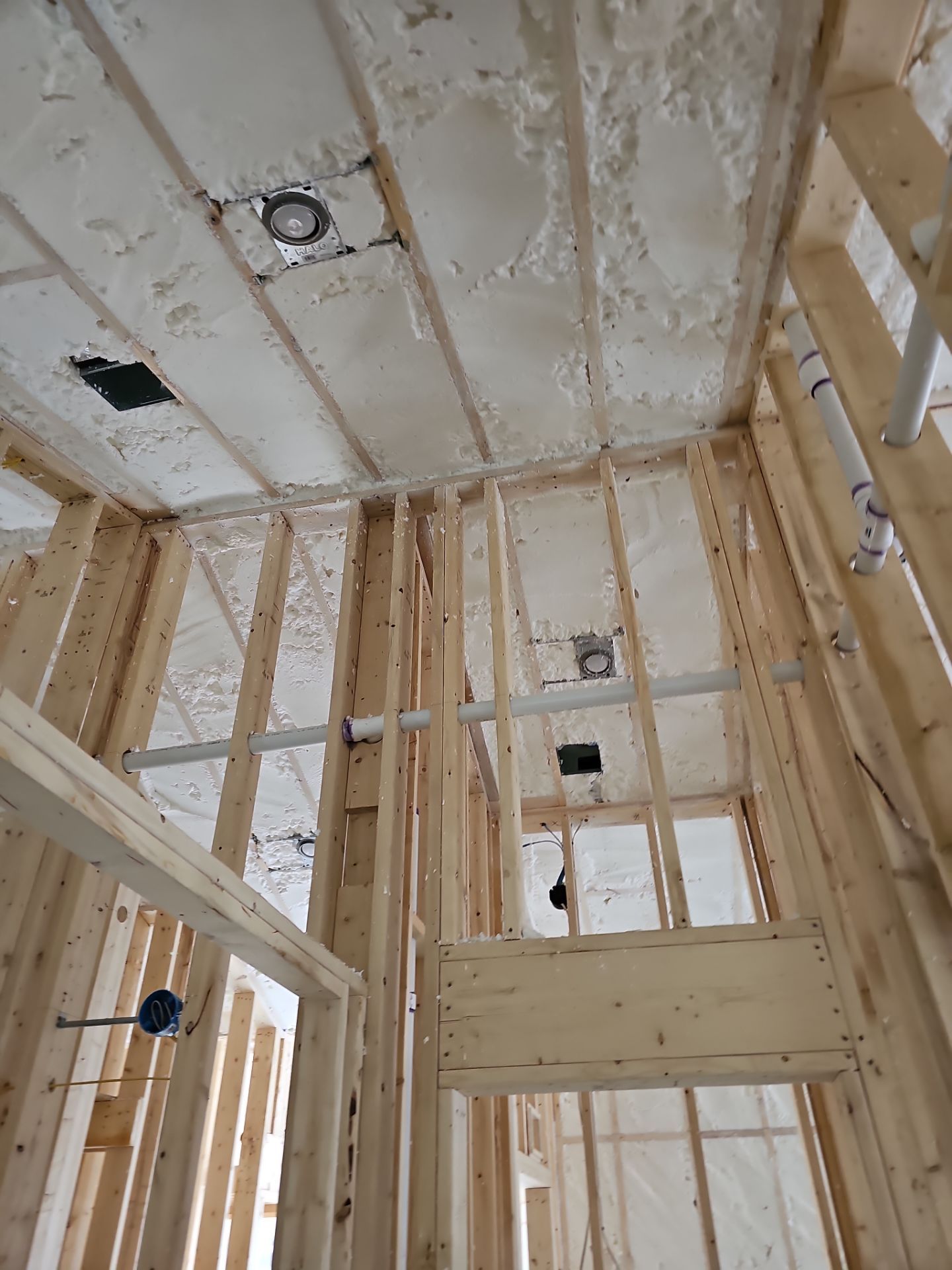 Spray Foam Insulation using open cell spray foam by NYS Foam & Energy