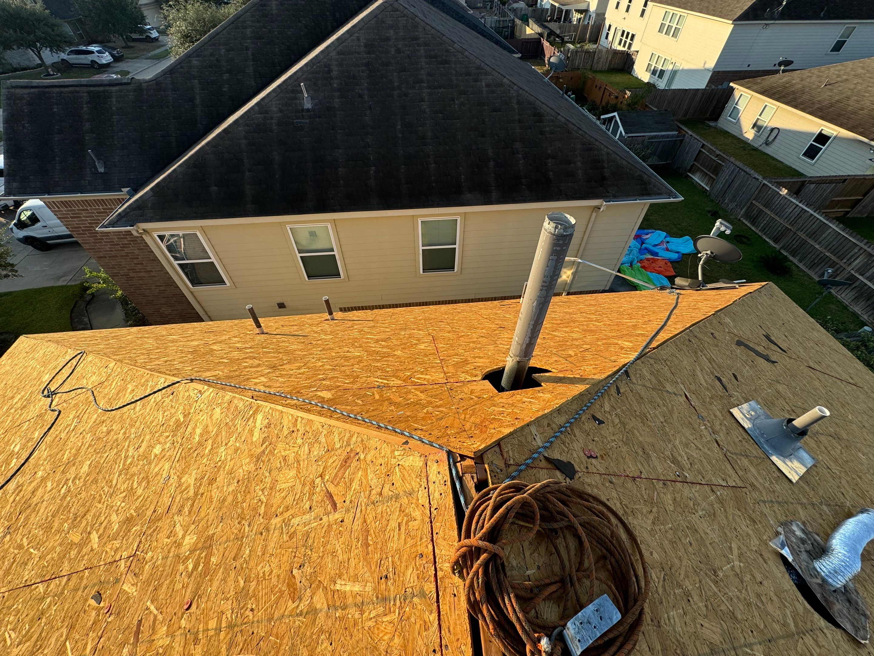 Residential Roofing Repair using Owen's Corning Duration (Lifetime) Shingles by Roof Repair Company