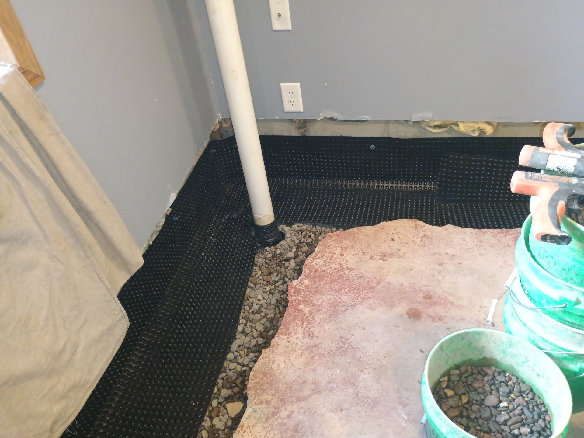 Interior Drain Tile & Sump Pump in Northeast Minneapolis by Waterproofing Northeast