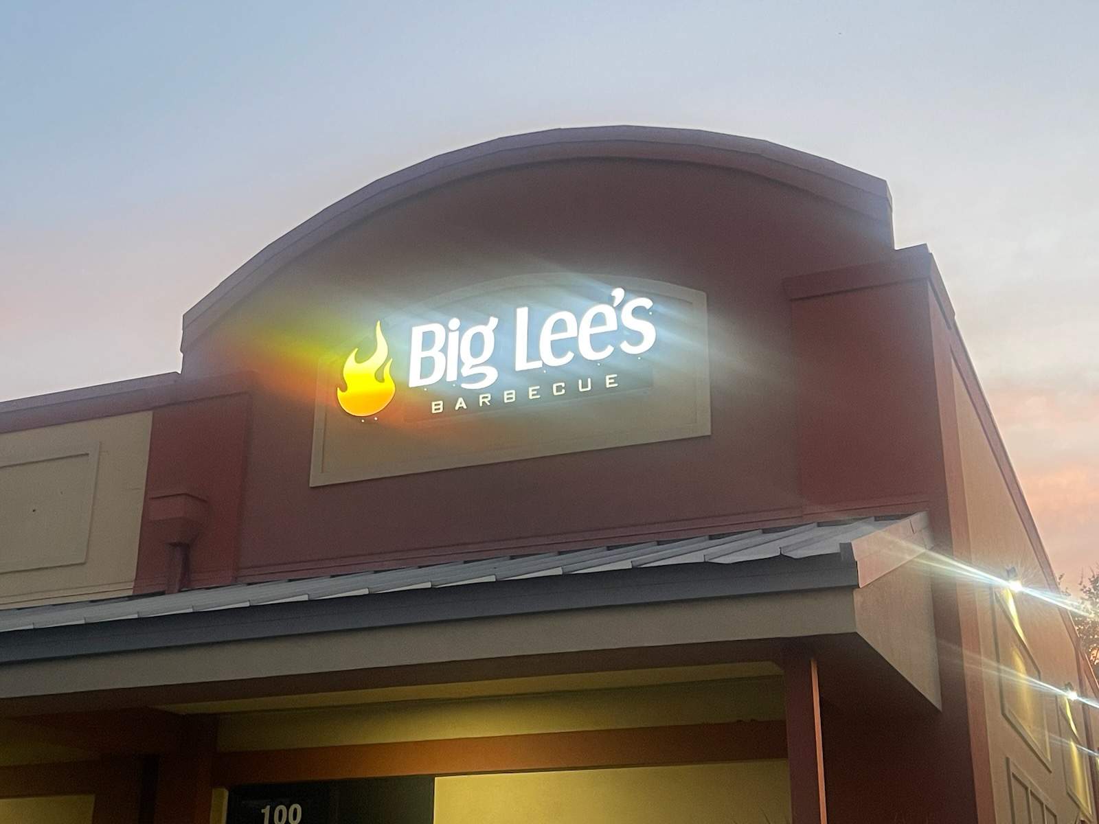 Channel Letters for Big Lee's BBQ by SignCrafters
