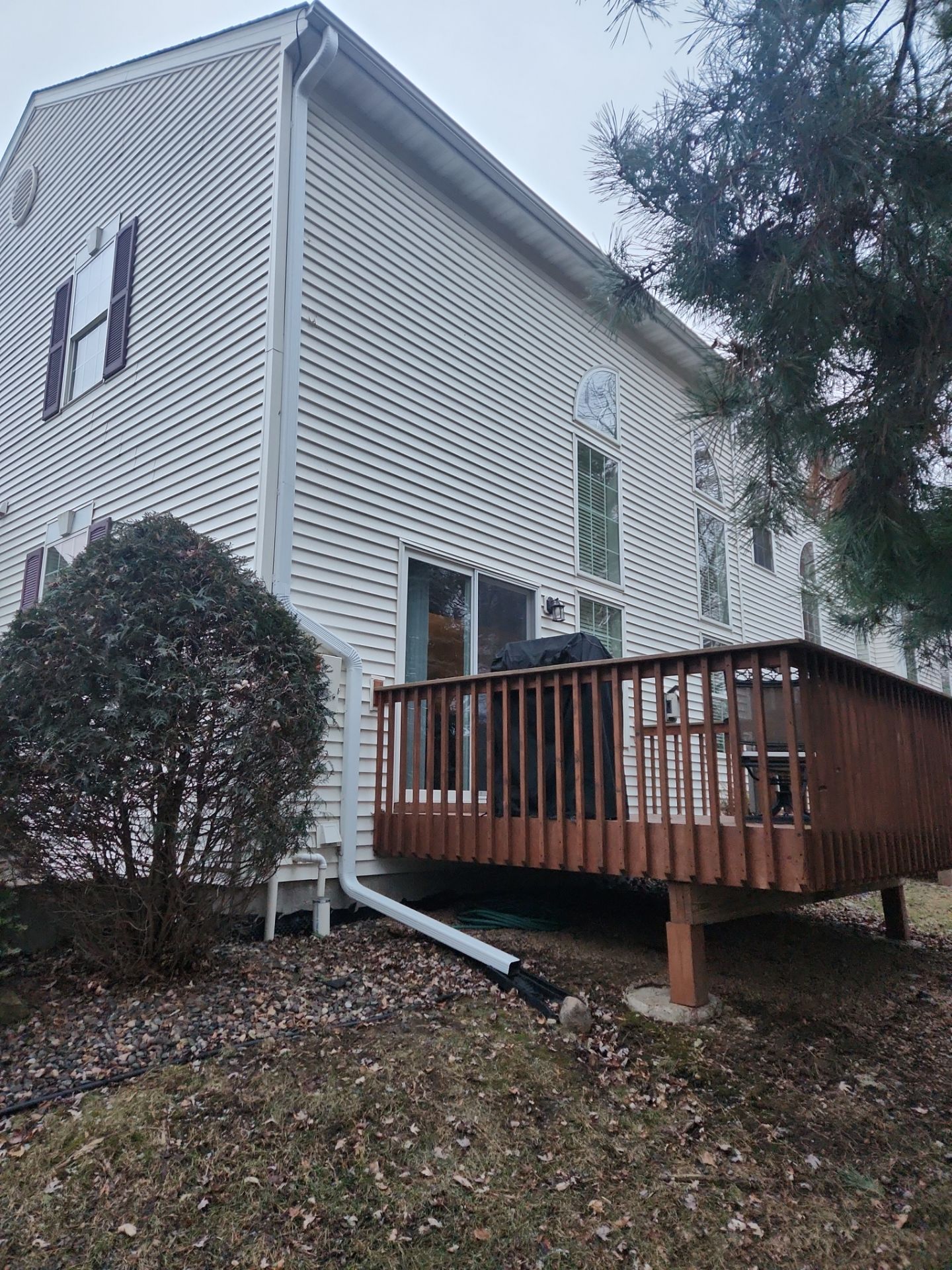 3x4" Downspouts in Chaska by Next Level Seamless Gutters / Exteriors Inc.