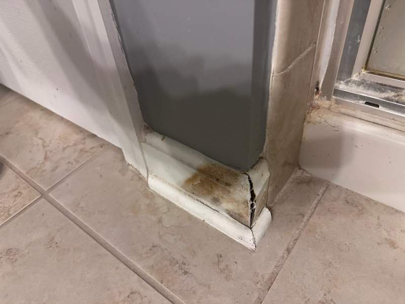 Bathroom Baseboard Replacement & Sealant Repair by Laser Focused Solutions LLC