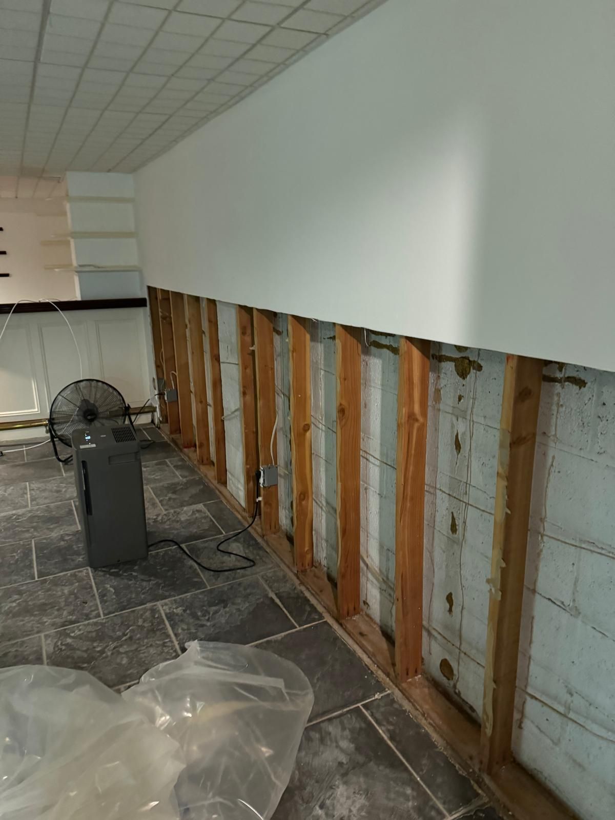 Interior French Drain Basking Ridge NJ by Pure Service Pro, LLC 