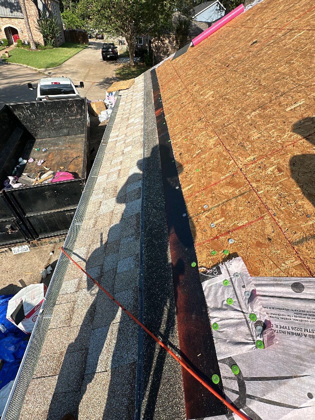 Residential Roofing Installation using Owen's Corning Duration (Lifetime) Shingles by Roof Repair Company