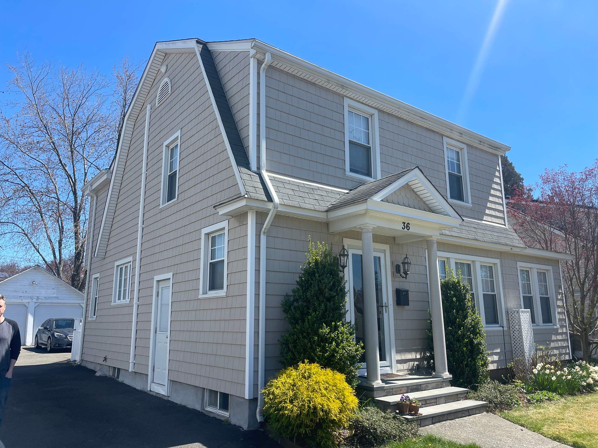 Siding Installation using CertainTeed Mainstreet Vinyl Siding - Savannah Wicker by A Plus Exterior