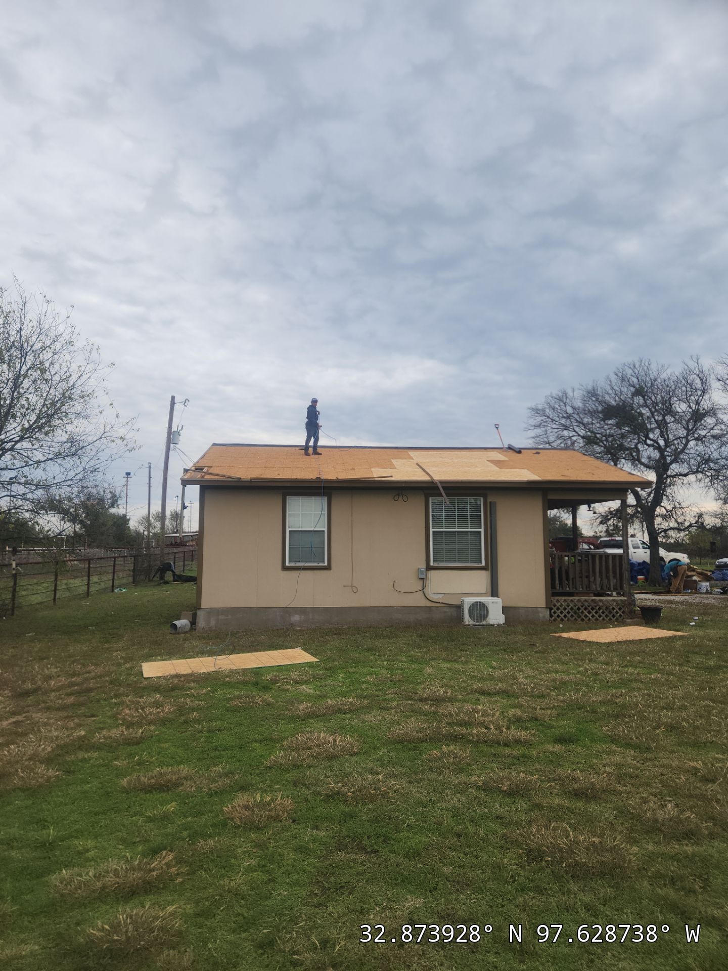 Project in Weatherford by Lonestar Roofing and Restoration LLC.