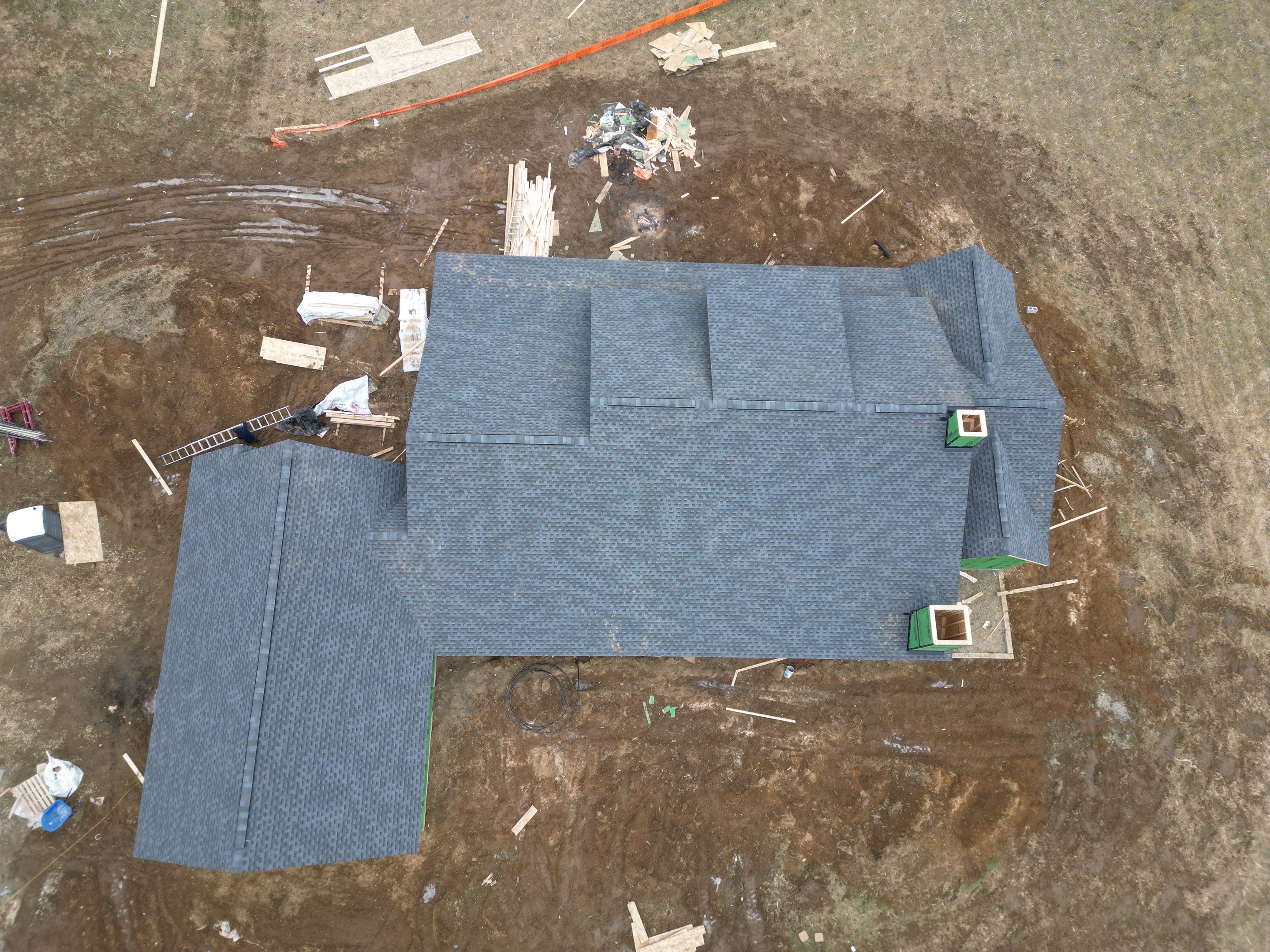 Residential Roofing Installation using Timberline HDZ Shingles - Williamsburg Slate by RoofX 