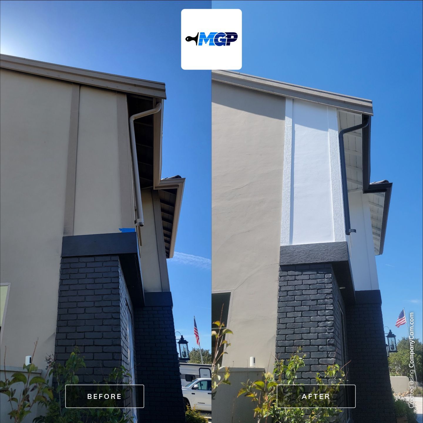 Updating the front of the house to pop by MGP Coatings