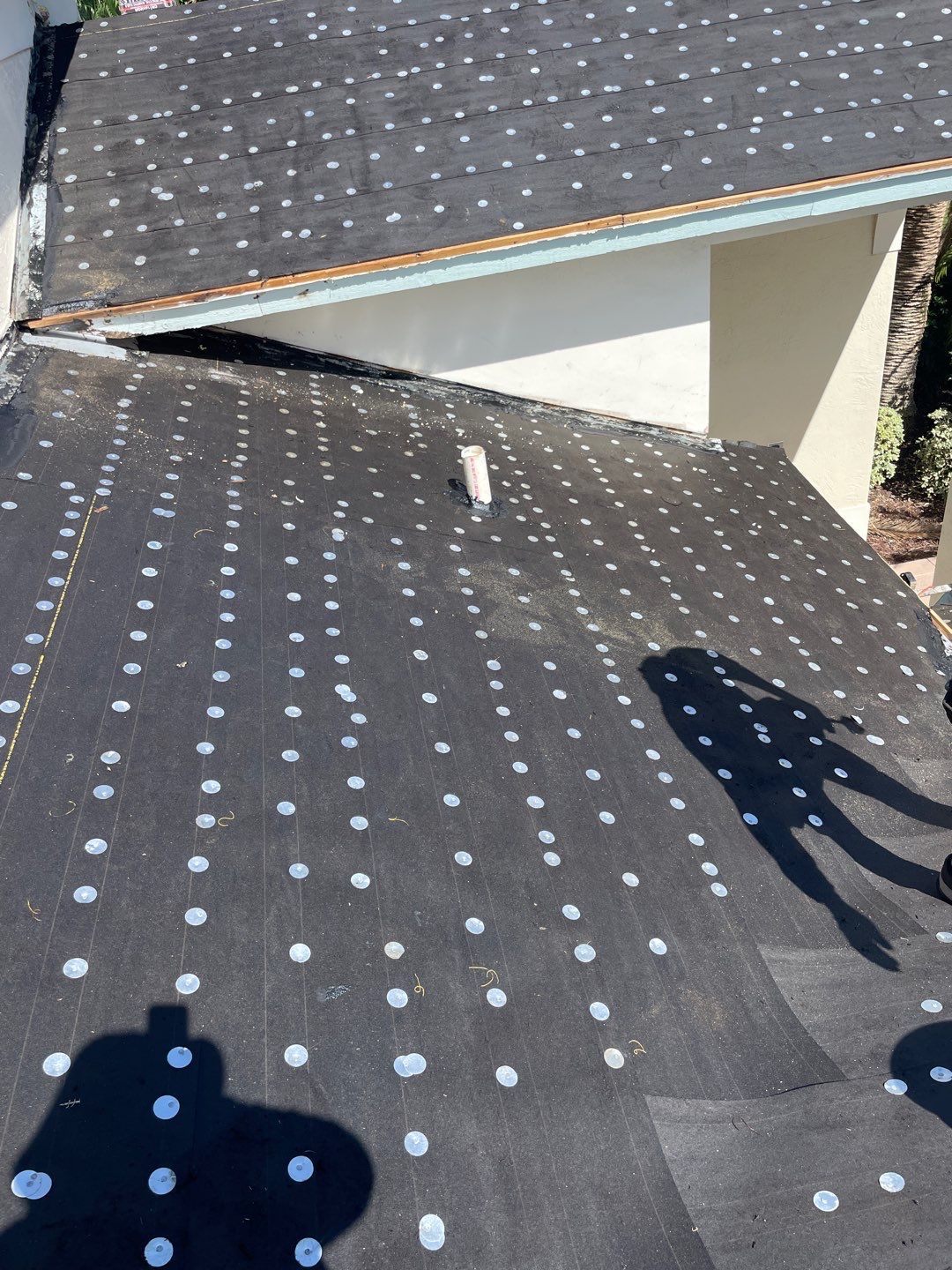 Residential Roofing Installation using 1" Nail strip metal roof by BLUES BROTHERS ROOFING