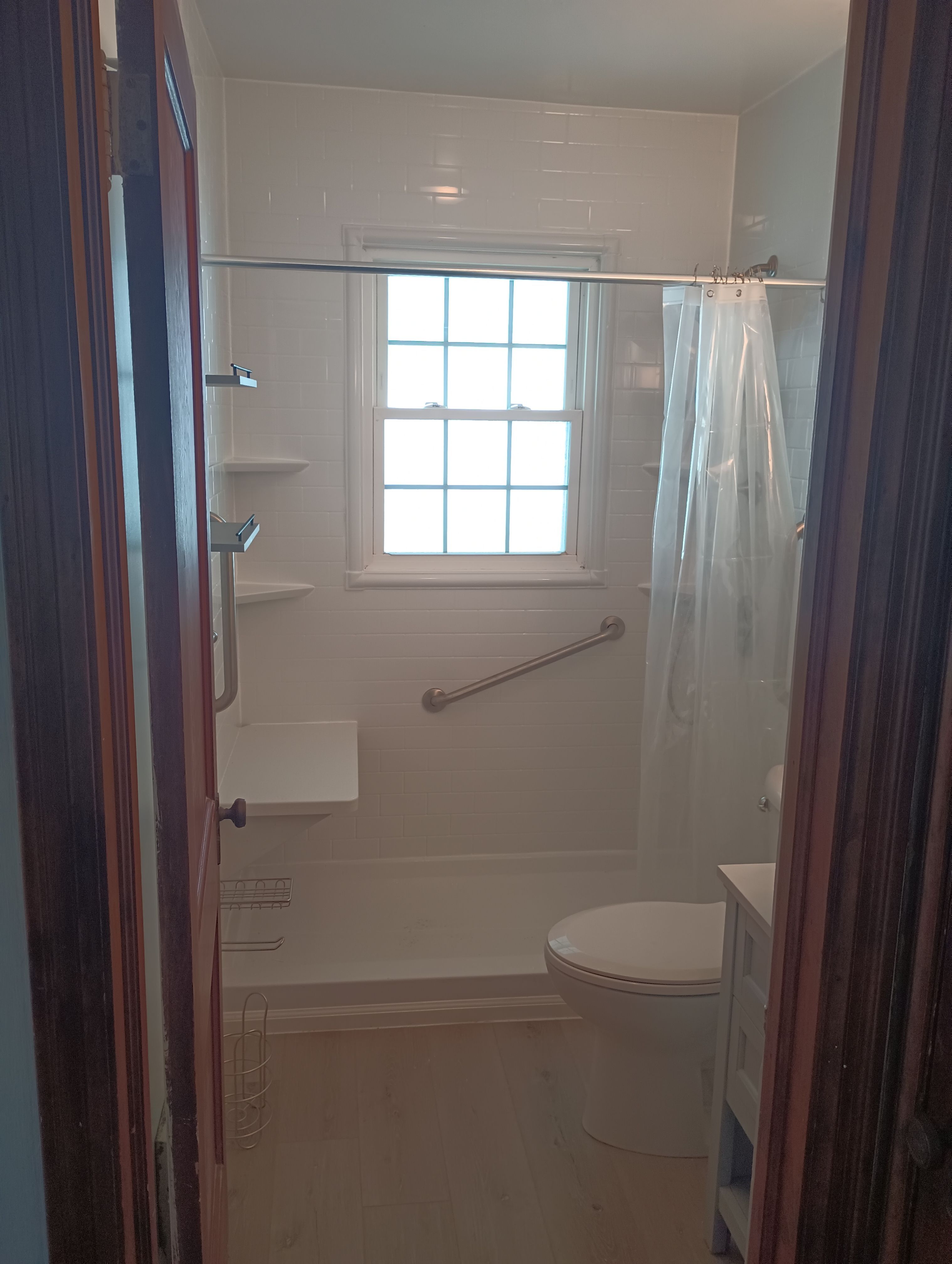 Tub to Shower Conversion using BCI Acrylic Shower System by Secure Construction Company Inc