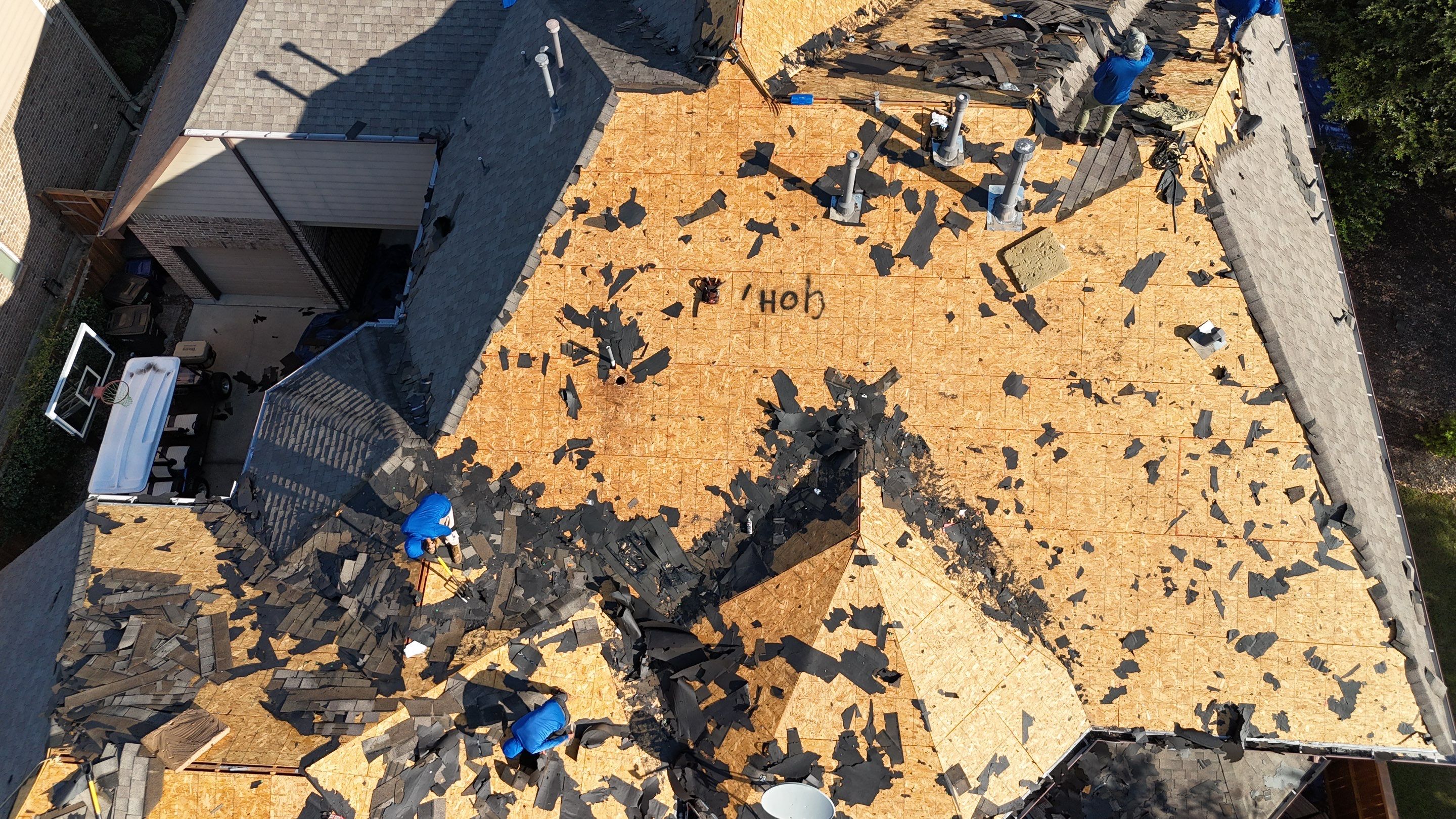 Residential Roofing Installation using IKO Dynasty by Core Four Roofing