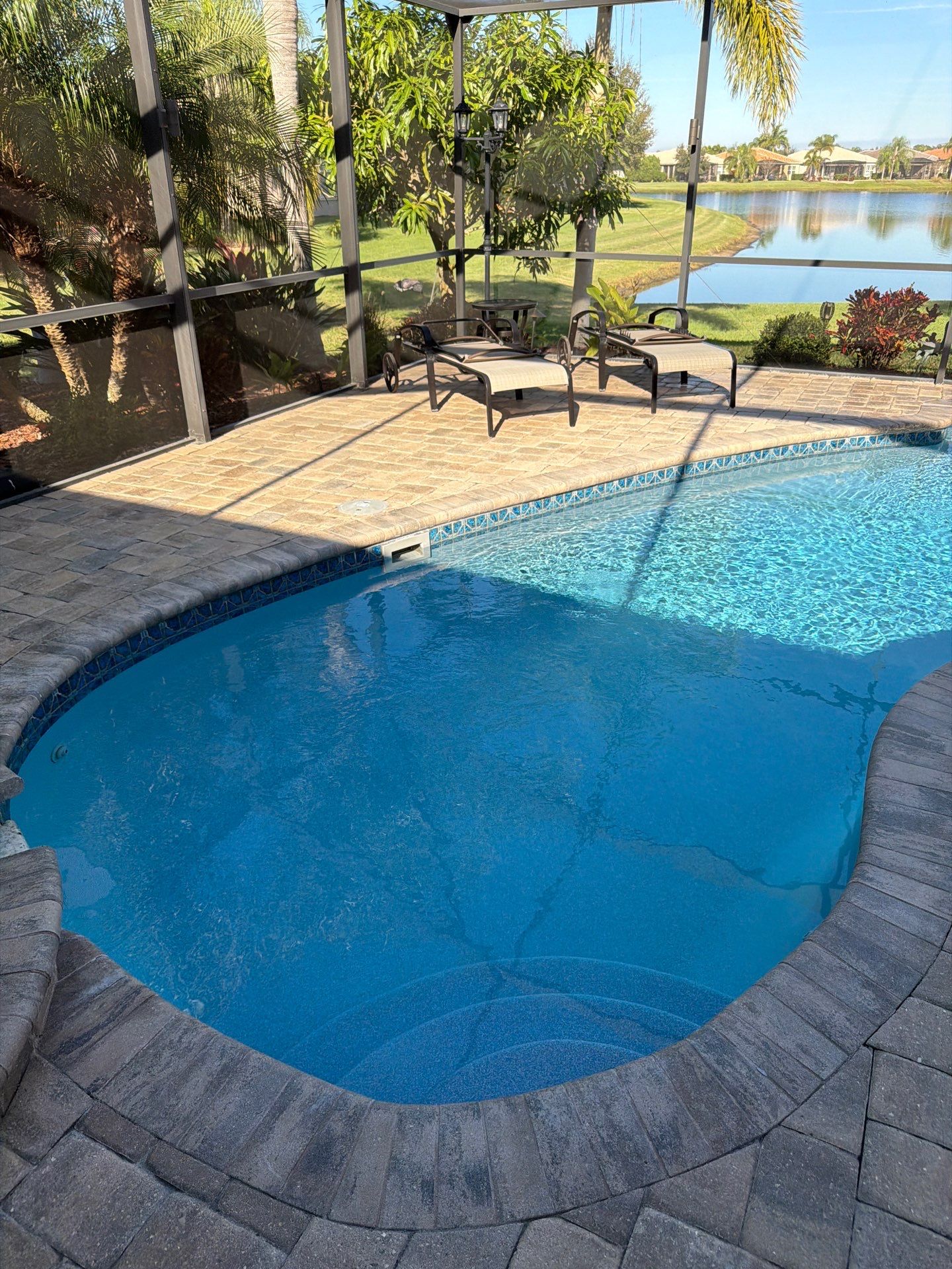 Valencia Lakes Pool Deck Paver Sealing and Restoration by Supreme Paver Experts