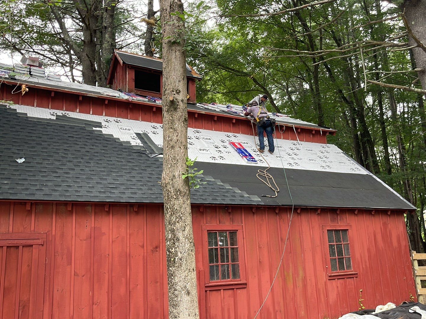 Residential Roofing Installation using GAF Timberline HDZ by Sensible Home Solutions