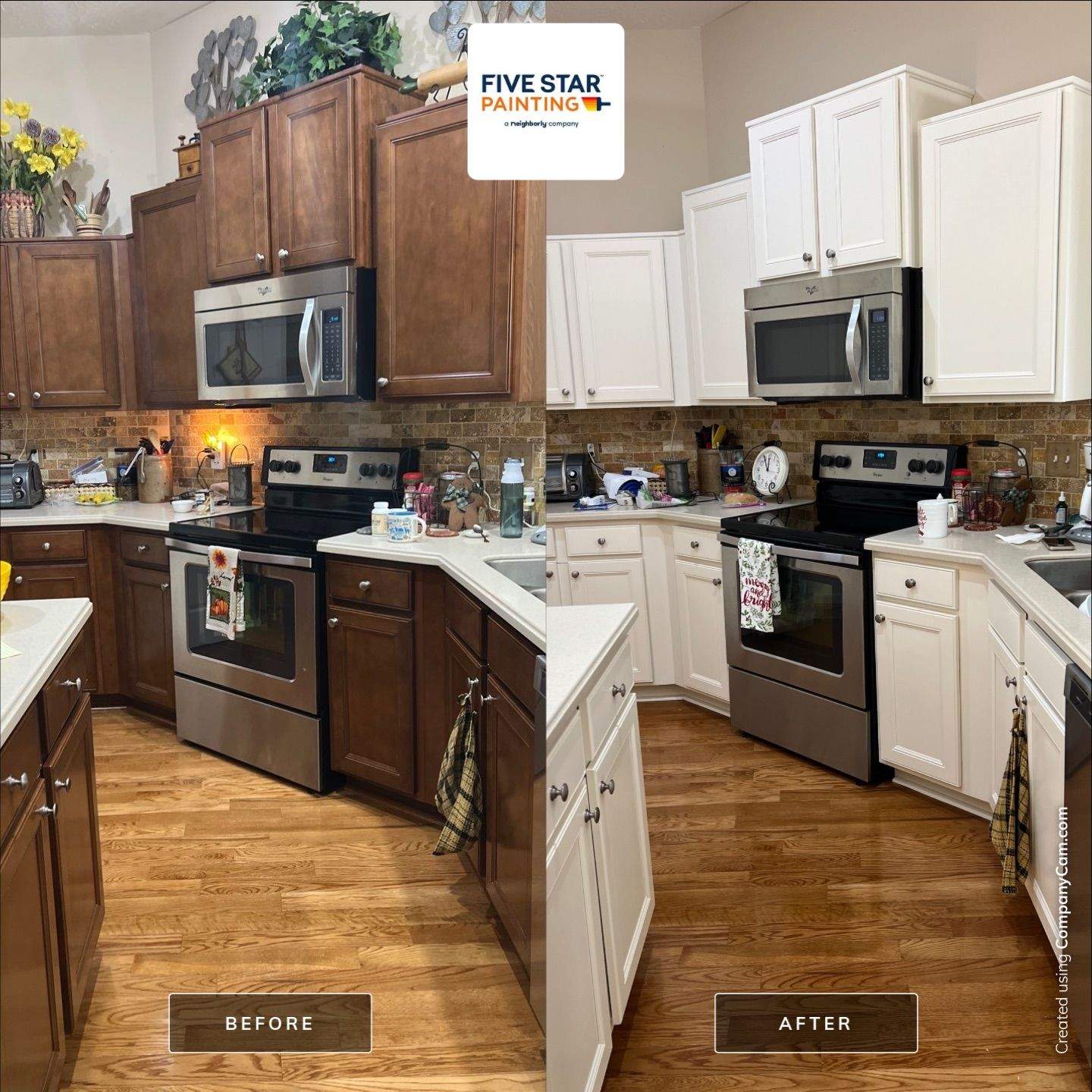 Five Star Painting - Cabinets by Five Star Painting of Batavia