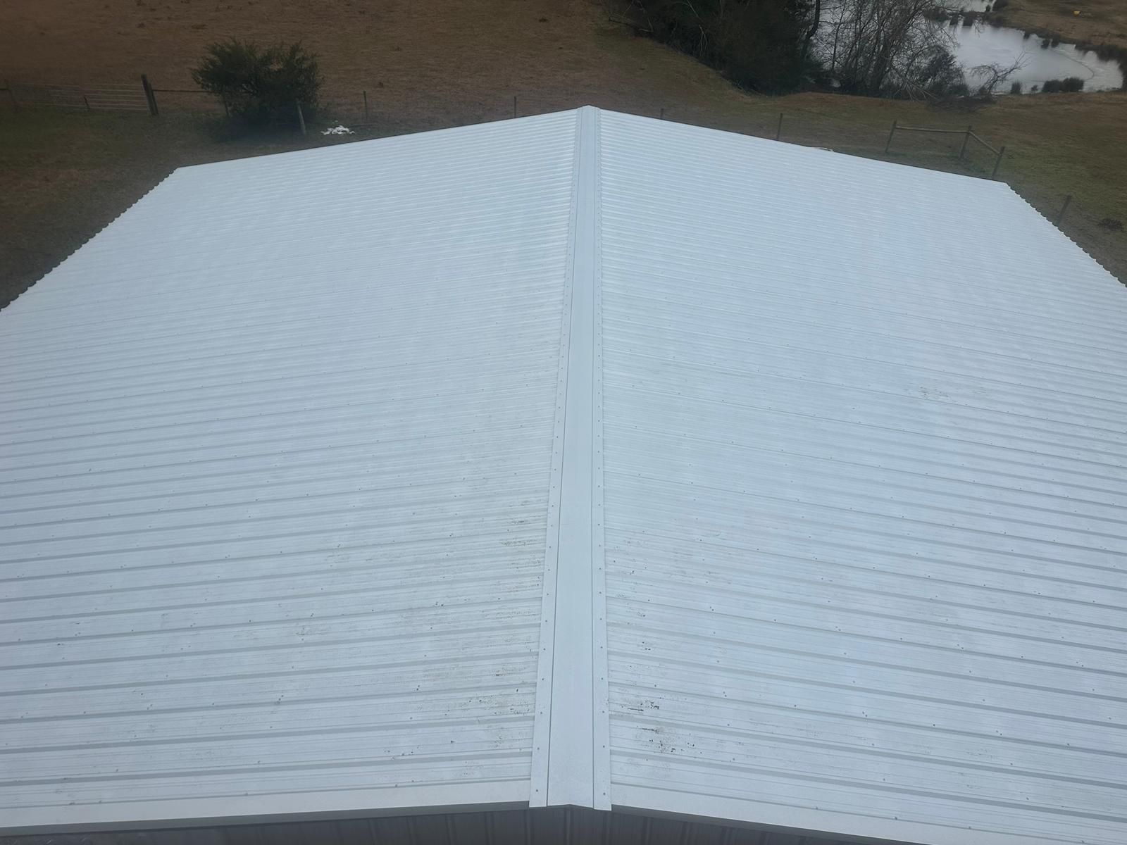 26 Gauge Galvanized metal roof by Hostetler Roofing