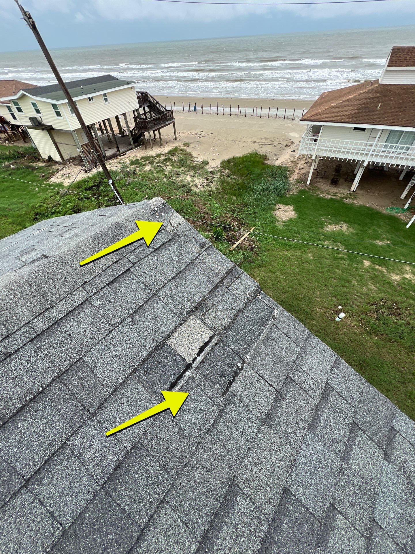 Hail Damage using Owen's Corning Duration (Lifetime) Shingles by Roof Repair Company