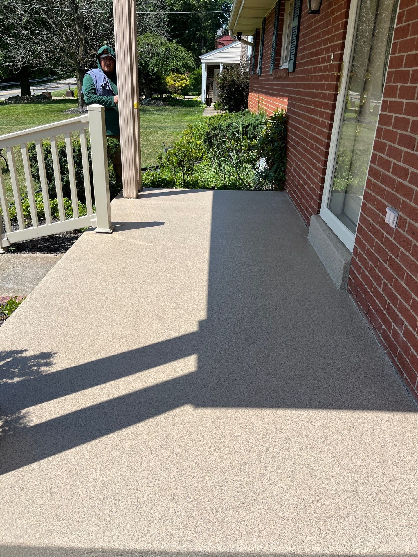 Porch + Garage Project in South Park Township by Floors in a Day, Inc