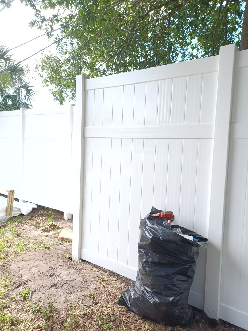 Bradenton, FL 6+2 White Vinyl Privacy Fence  by Asap fence and gates, LLC
