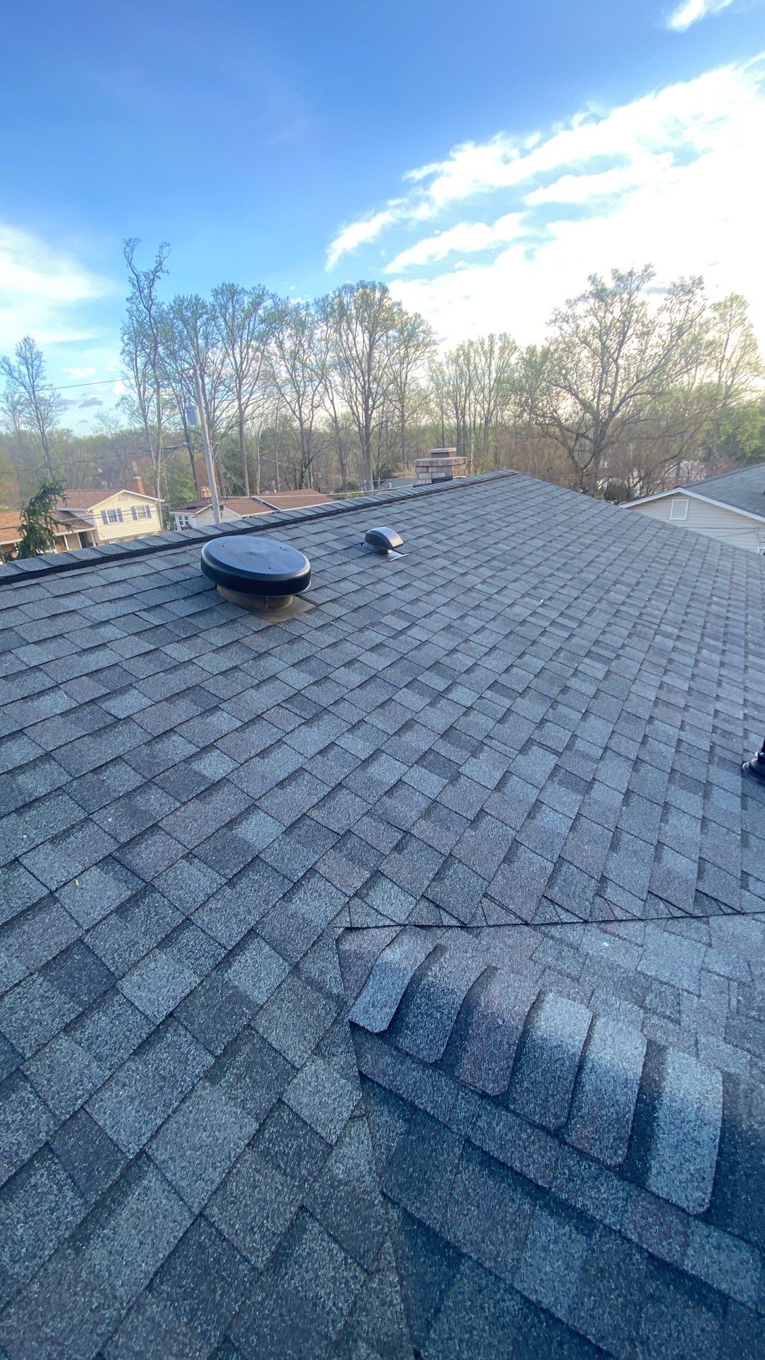 West Springfield: Residential Roof Replacement with CertainTeed Landmark in Colonial Slate by RM Banning, Inc.