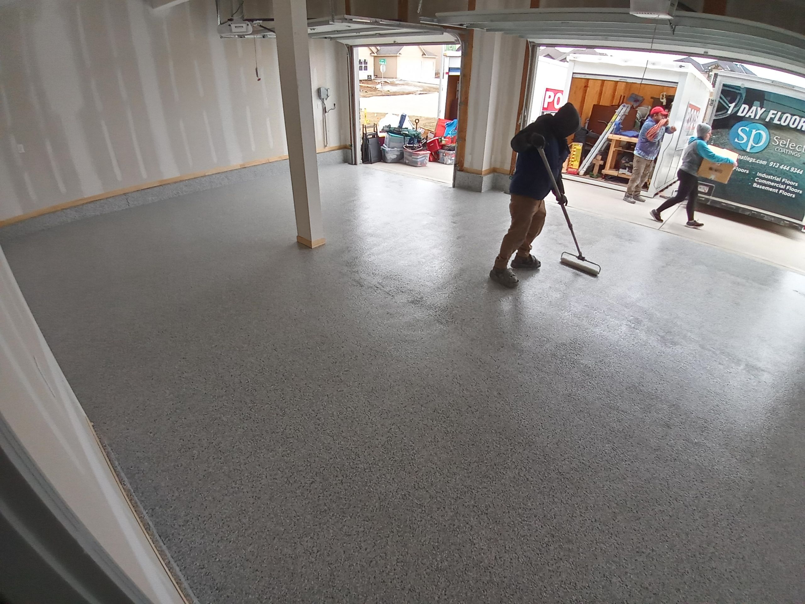 Garage using Tidalwave by Select Painting, Coatings & Garage Cabinets