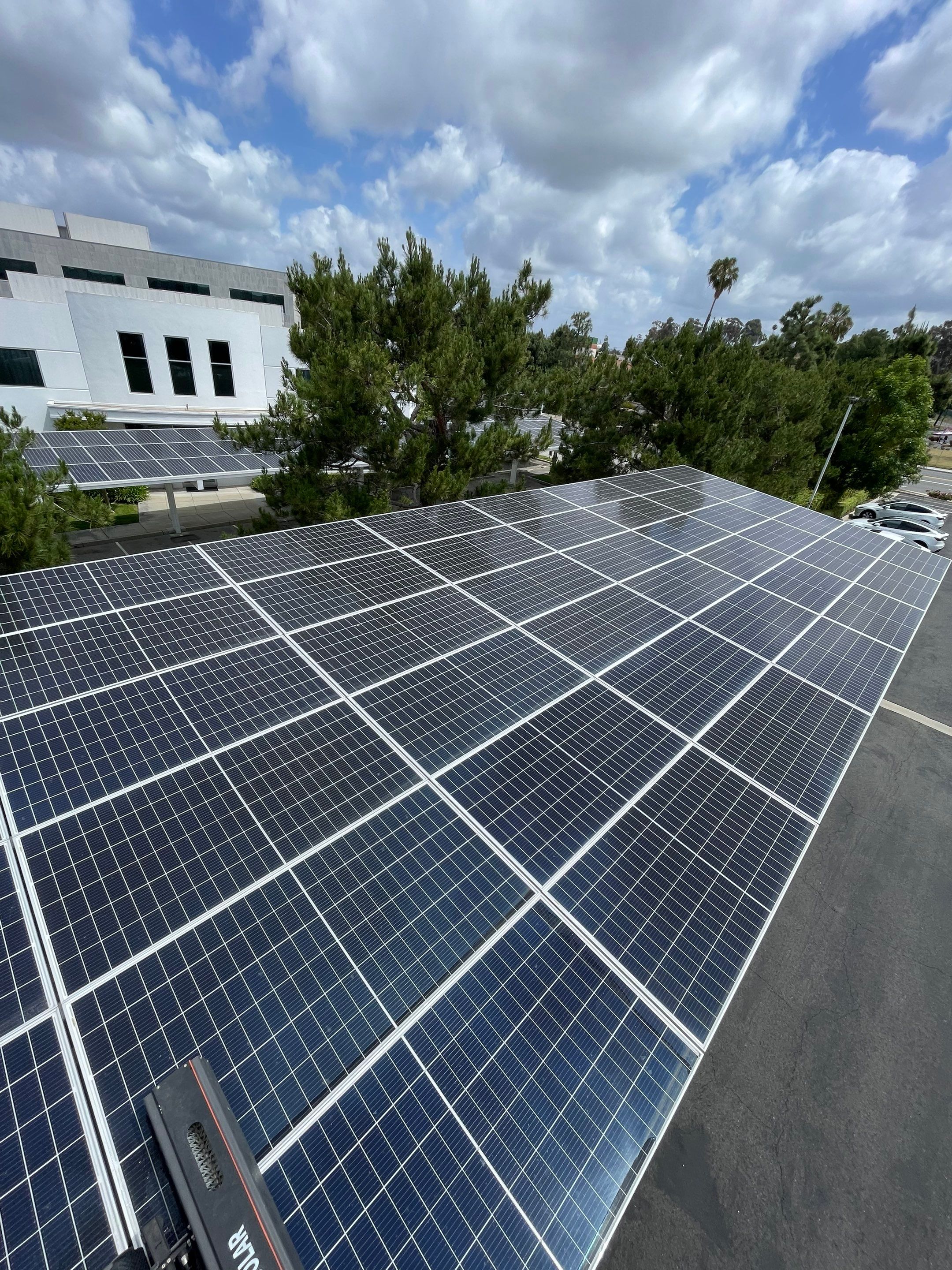 Commercial Solar Panel Cleaning by Palm Coast Solar Cleaning